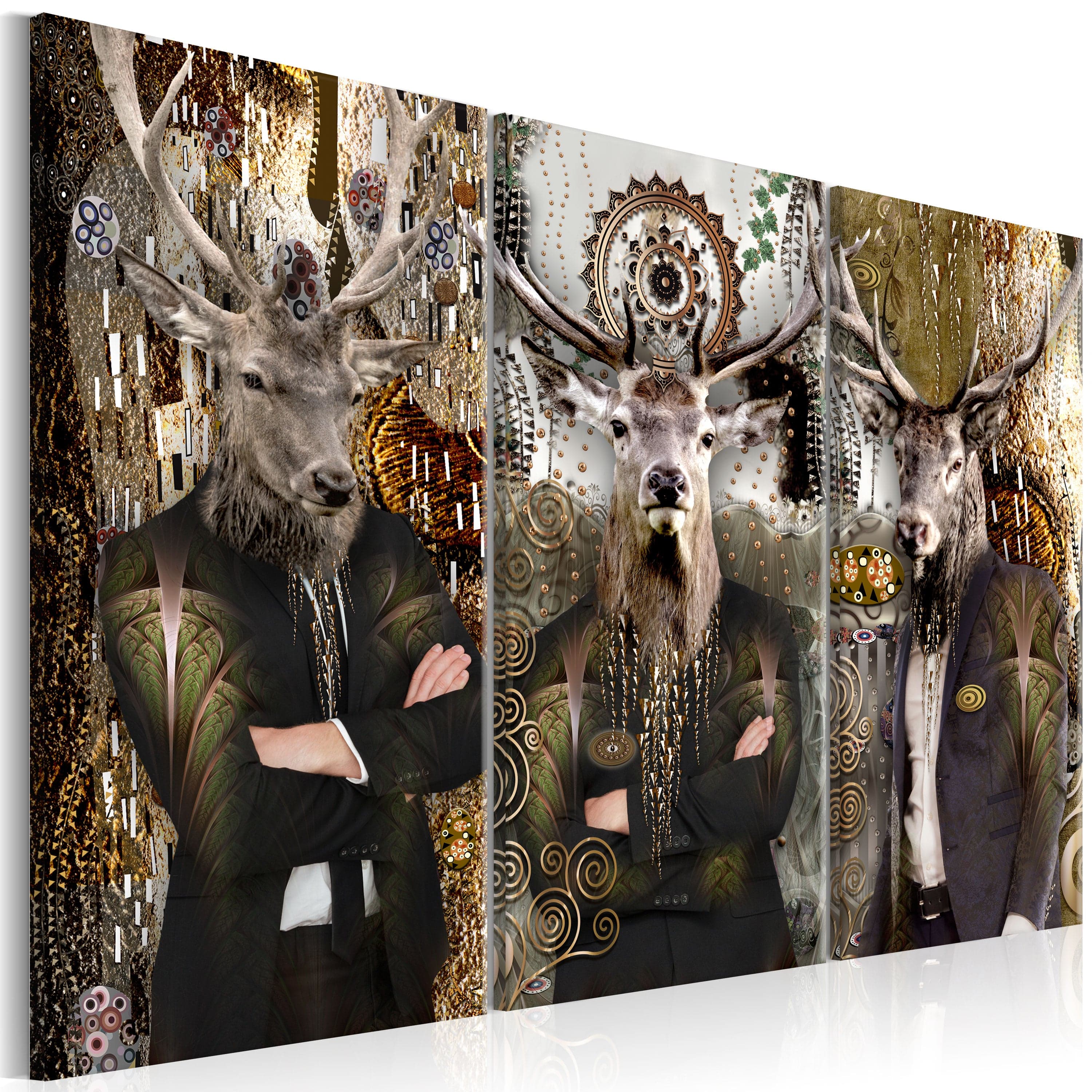 Glezna - Animal Trio (3 Parts) Brown Home Trends