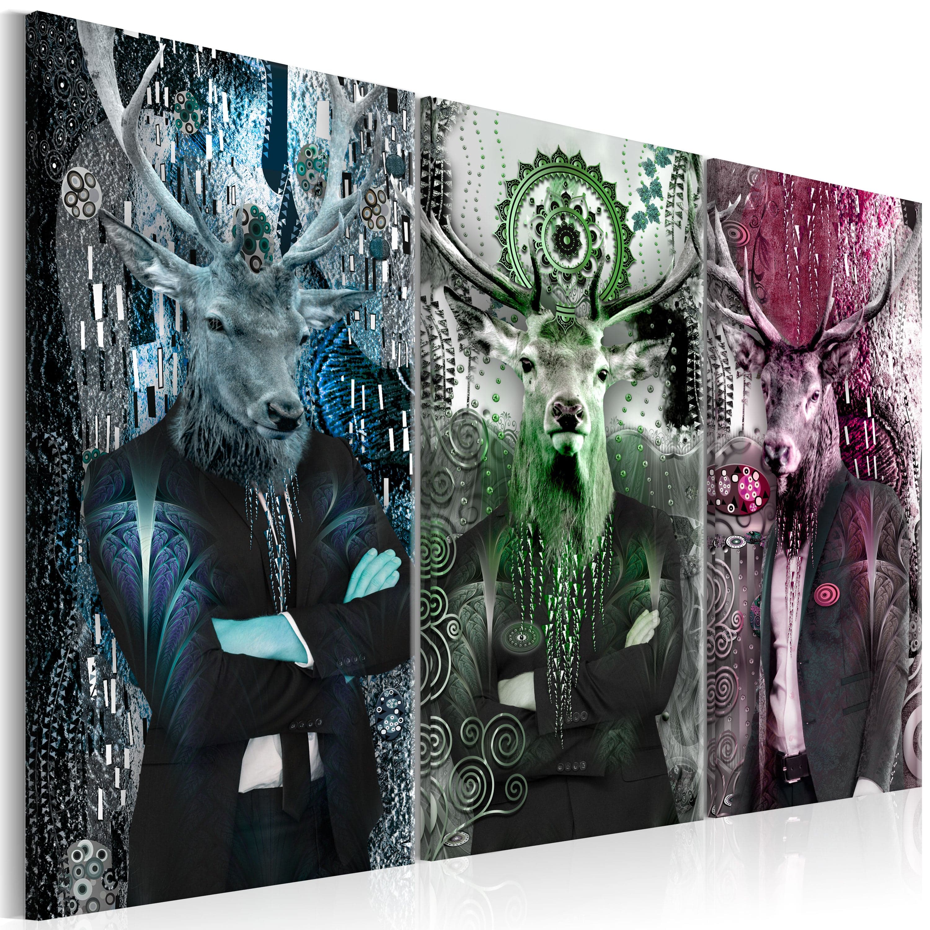 Glezna - Animal Trio (3 Parts) Colorful Home Trends