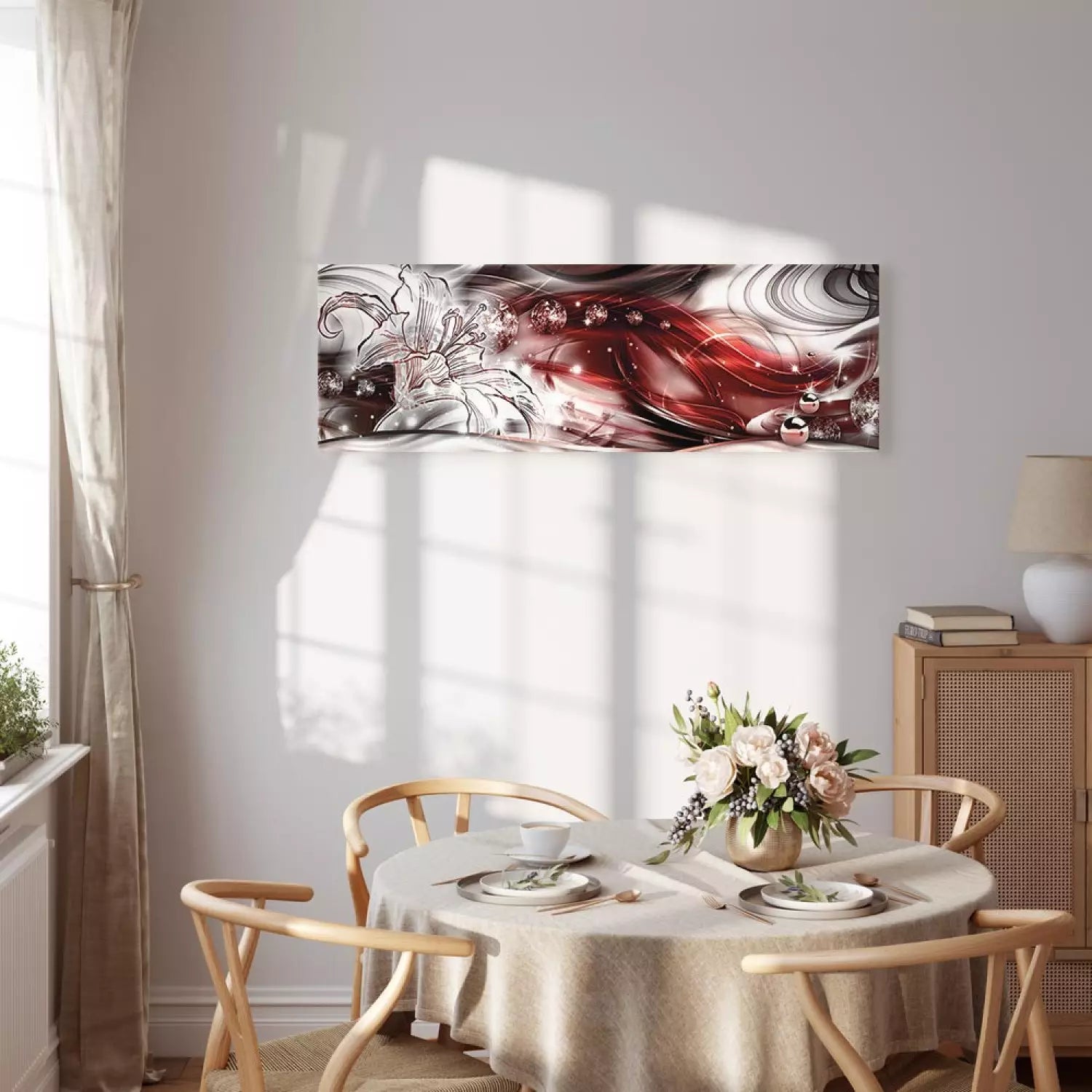 Kanva ar abstrakta rakstu - Romantiskā melodija, 64793 Home Trends