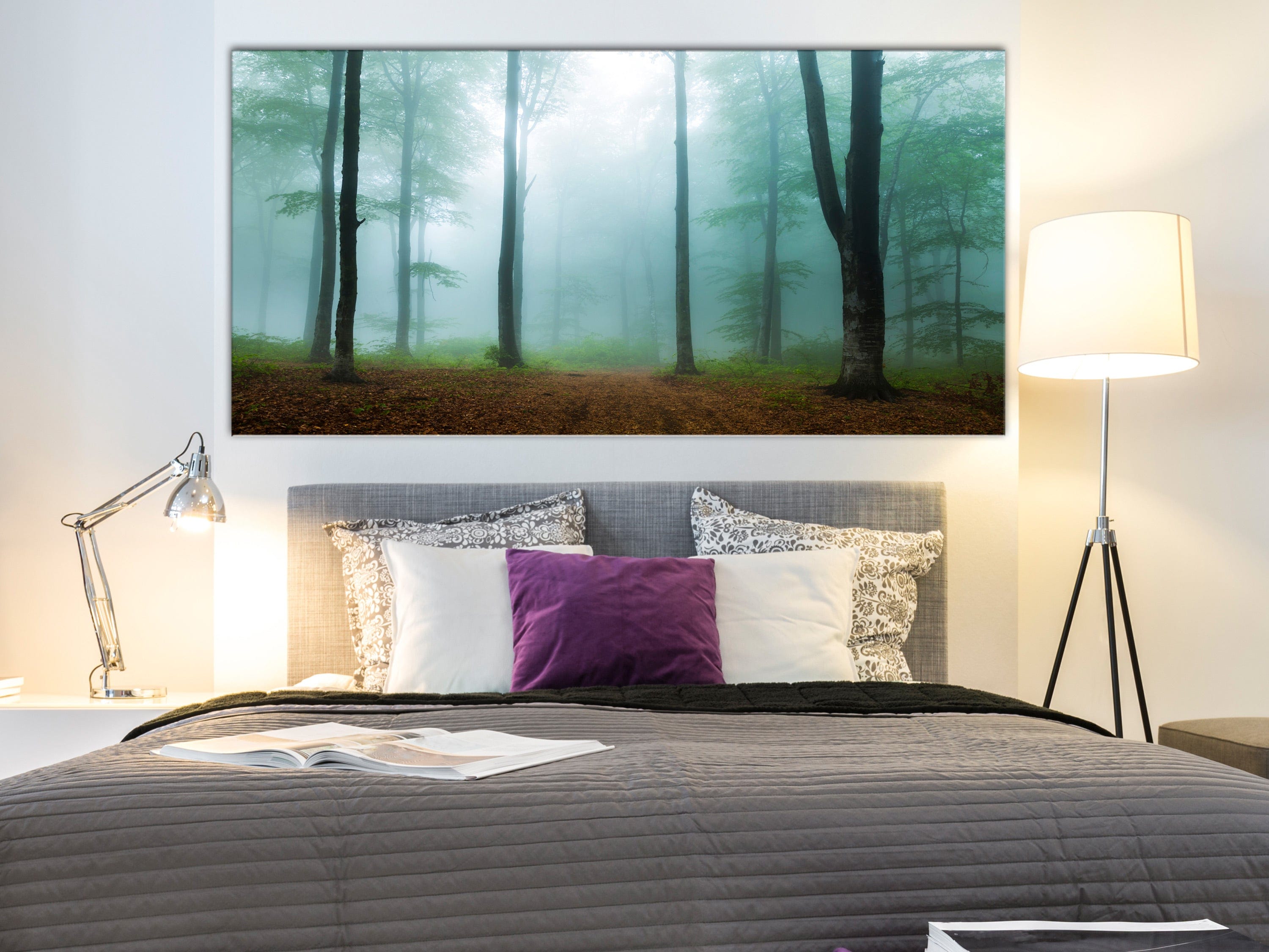 Glezna ar dabas tematiku - Miglains rīts (1 daļa) Plata Home Trends