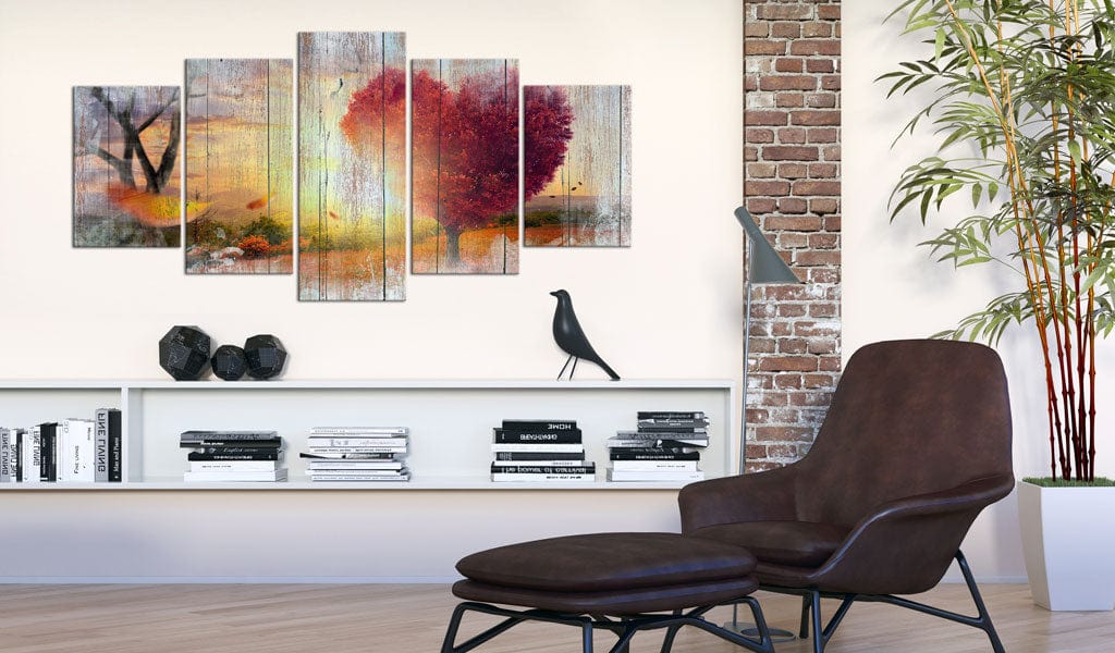 Glezna ar dabas tematiku - Mīlētāju rudens Home Trends