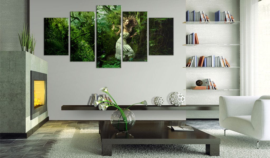 Glezna ar dabas tematiku - Pazudis zaļumā Home Trends