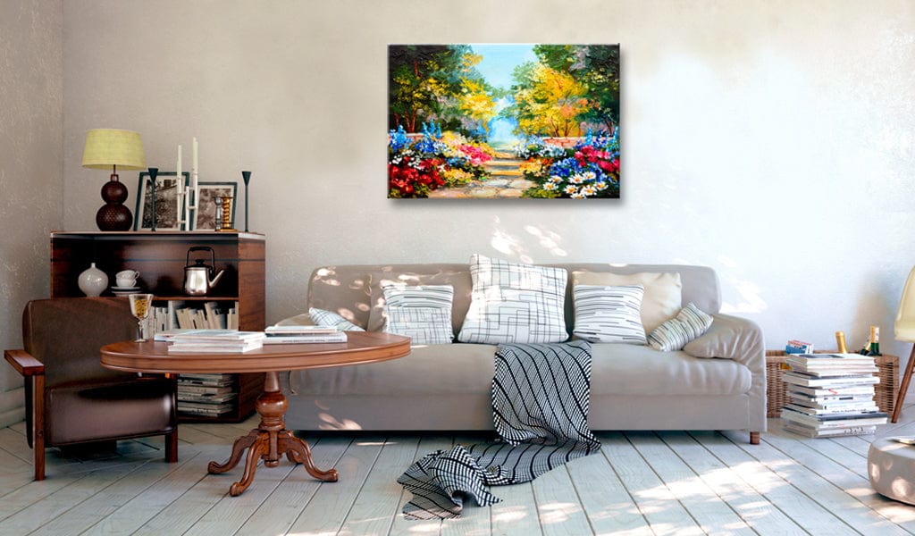 Glezna ar dabas tematiku - Puķu aleja Home Trends