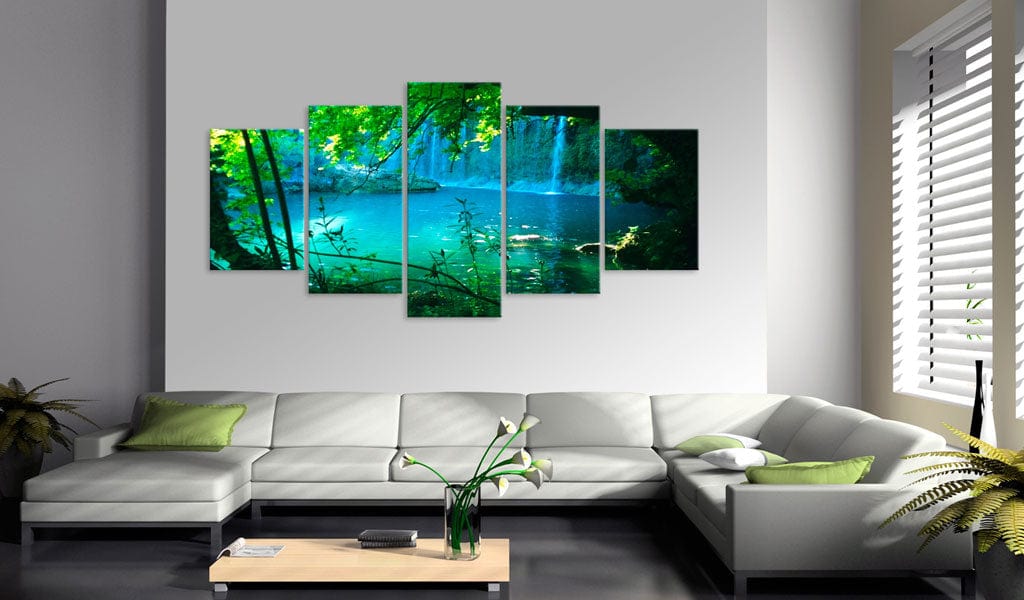 Glezna ar dabas tematiku - Tirkīza vientulība Home Trends