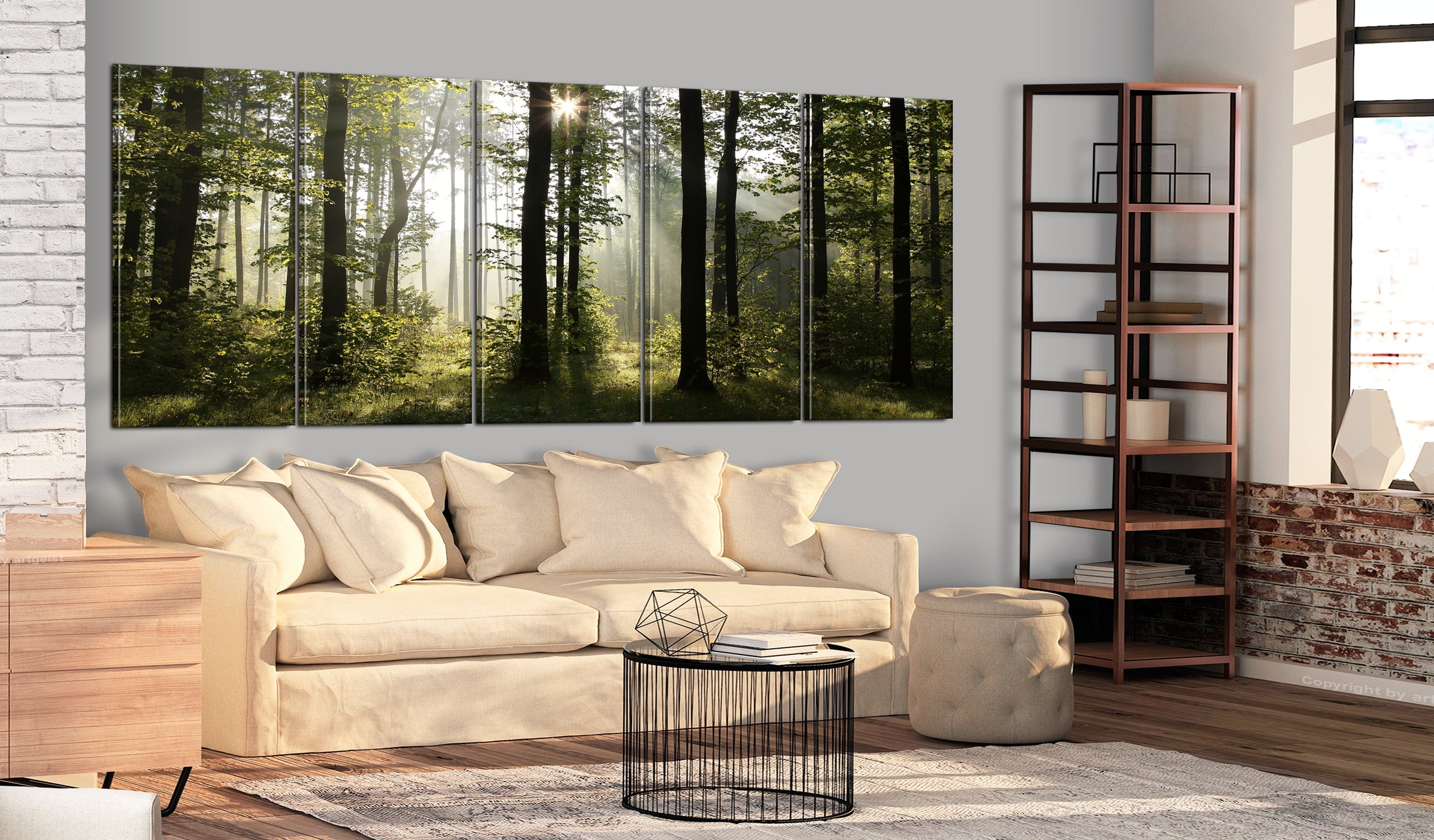 Glezna ar dabas tematiku - Vasaras migla Home Trends