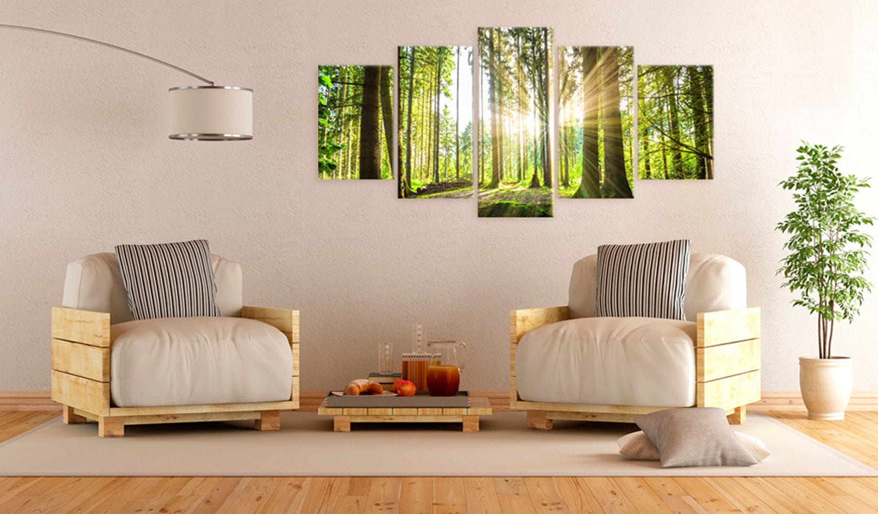 Glezna ar dabu - Meža valstība Home Trends