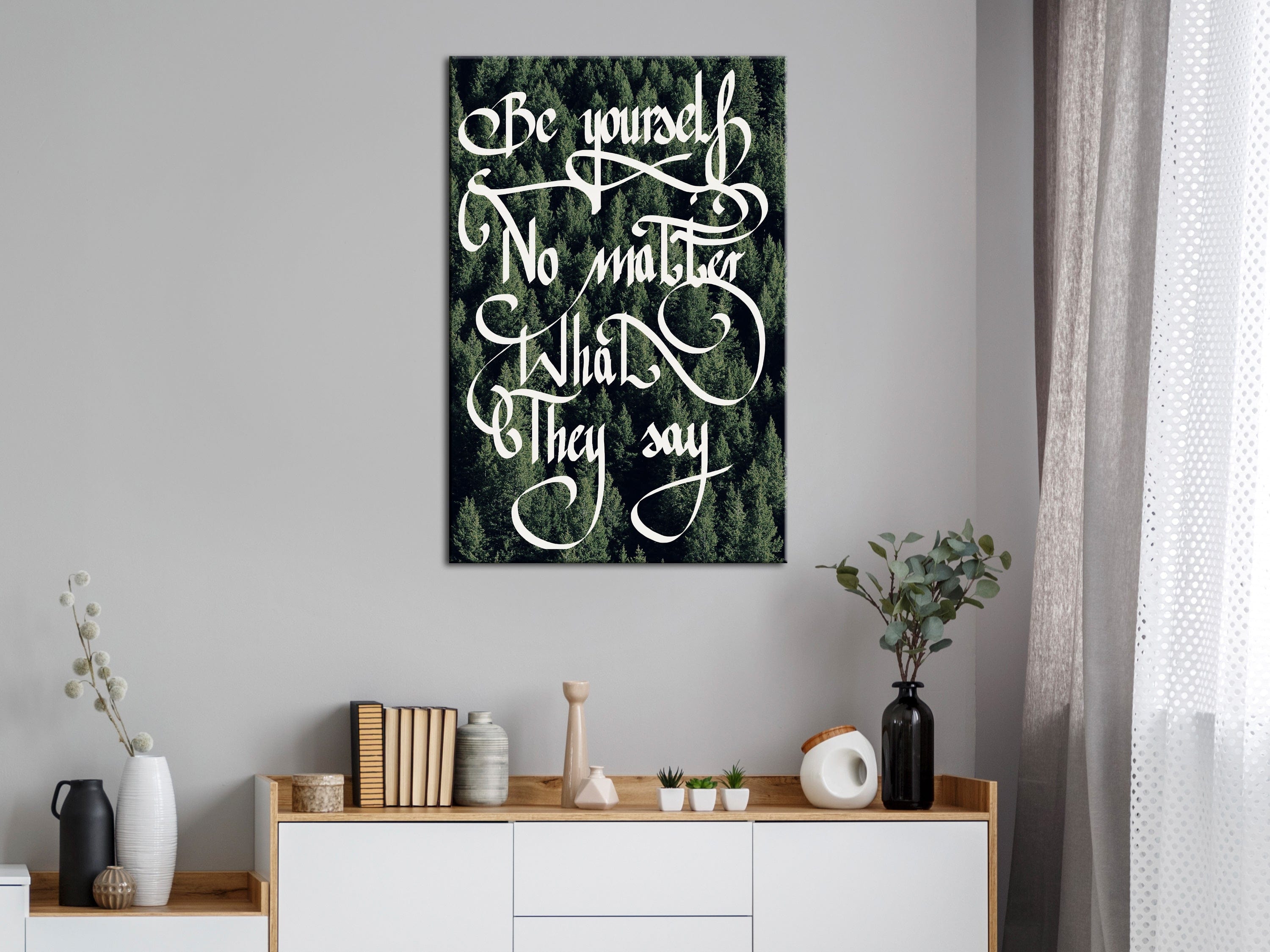 Glezna ar dabu - Neatkarīgi no tā, ko viņi saka (1 daļa) Vertikāla Home Trends