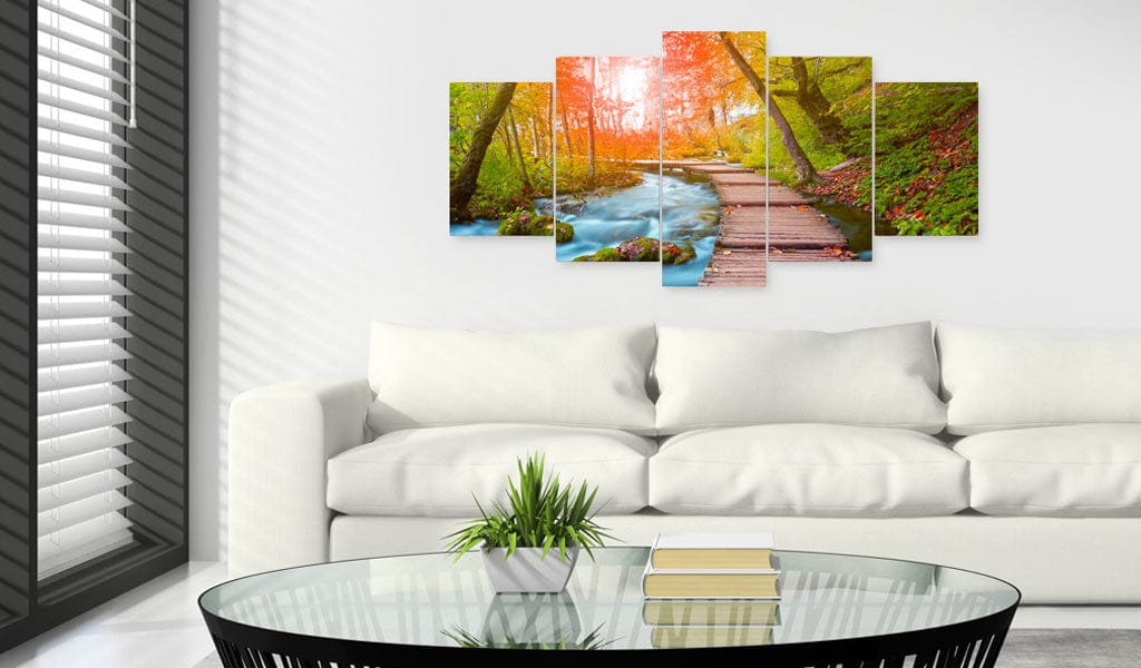 Glezna ar dabu - Pie upes krasta Home Trends