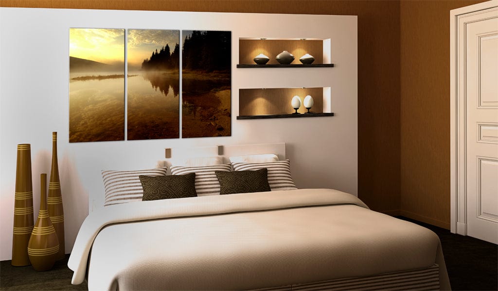 Glezna ar dabu - Vakarā, pie ezera 60x40 Home Trends