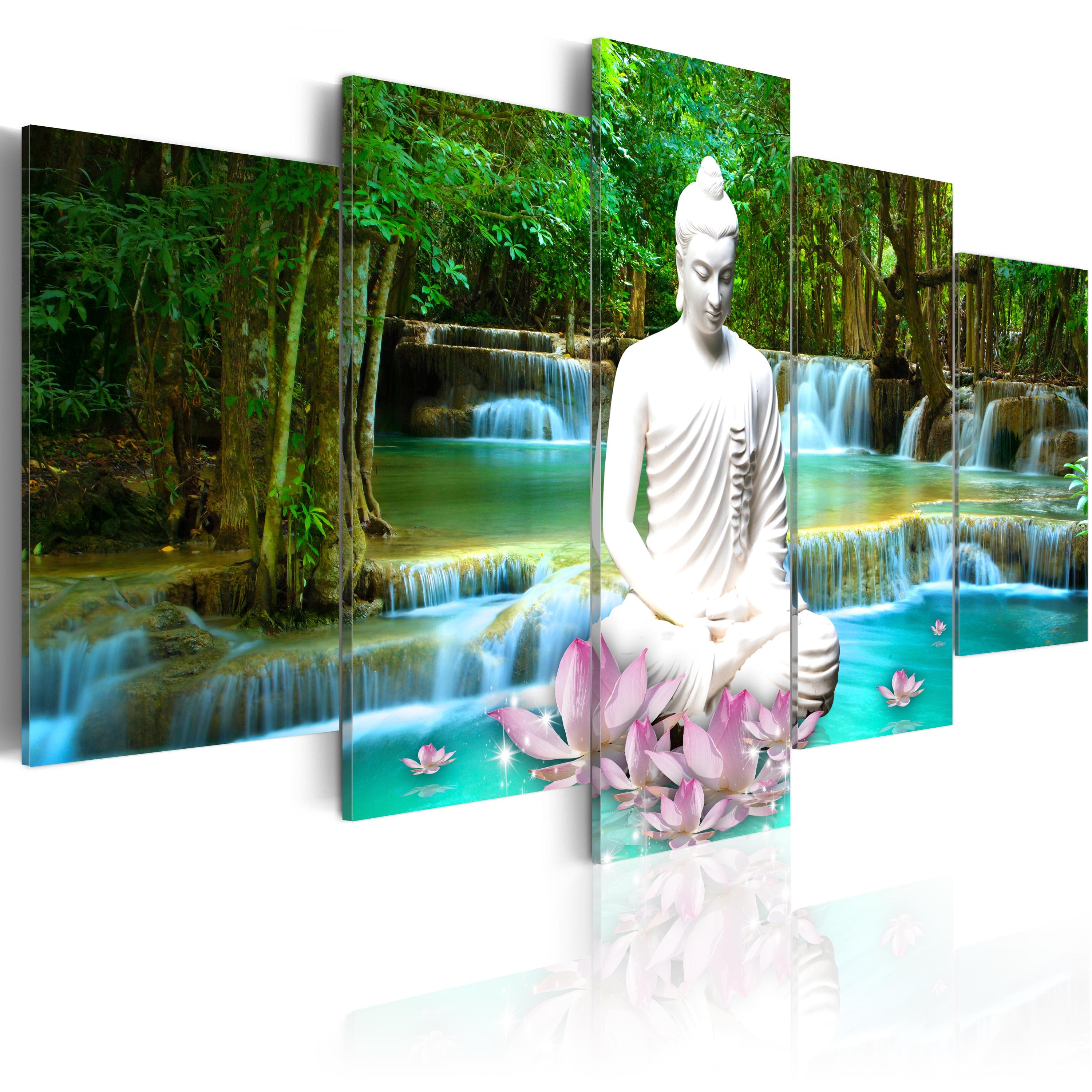 Glezna ar dabu - Zen ūdenskritums Home Trends