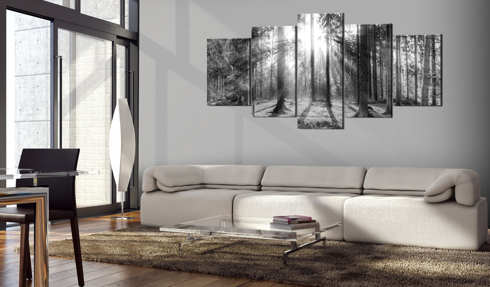 Kanva ar meža motīvu - Atmiņu mežs Home Trends