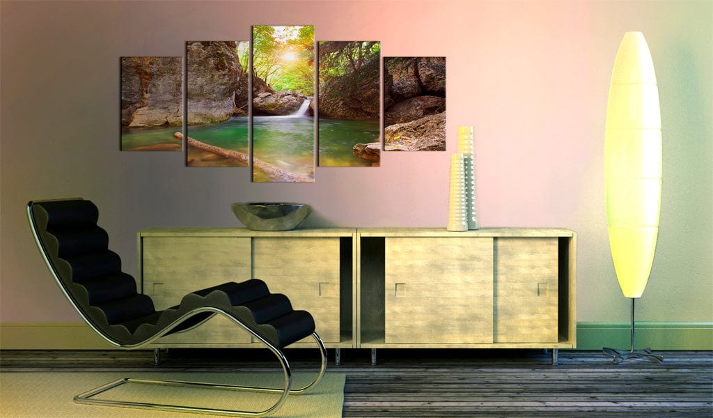 Glezna ar meža motīvu - Kristāltīrs ezers Home Trends