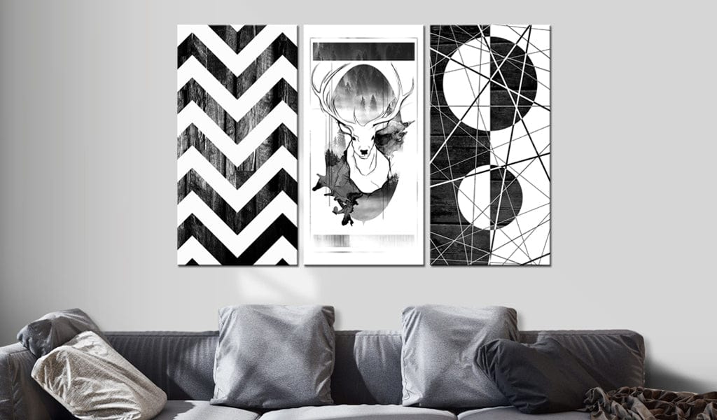 Glezna ar meža motīvu - Melnais mežs Home Trends
