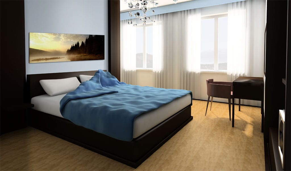 Glezna ar meža motīvu - Migla virs ezera Home Trends