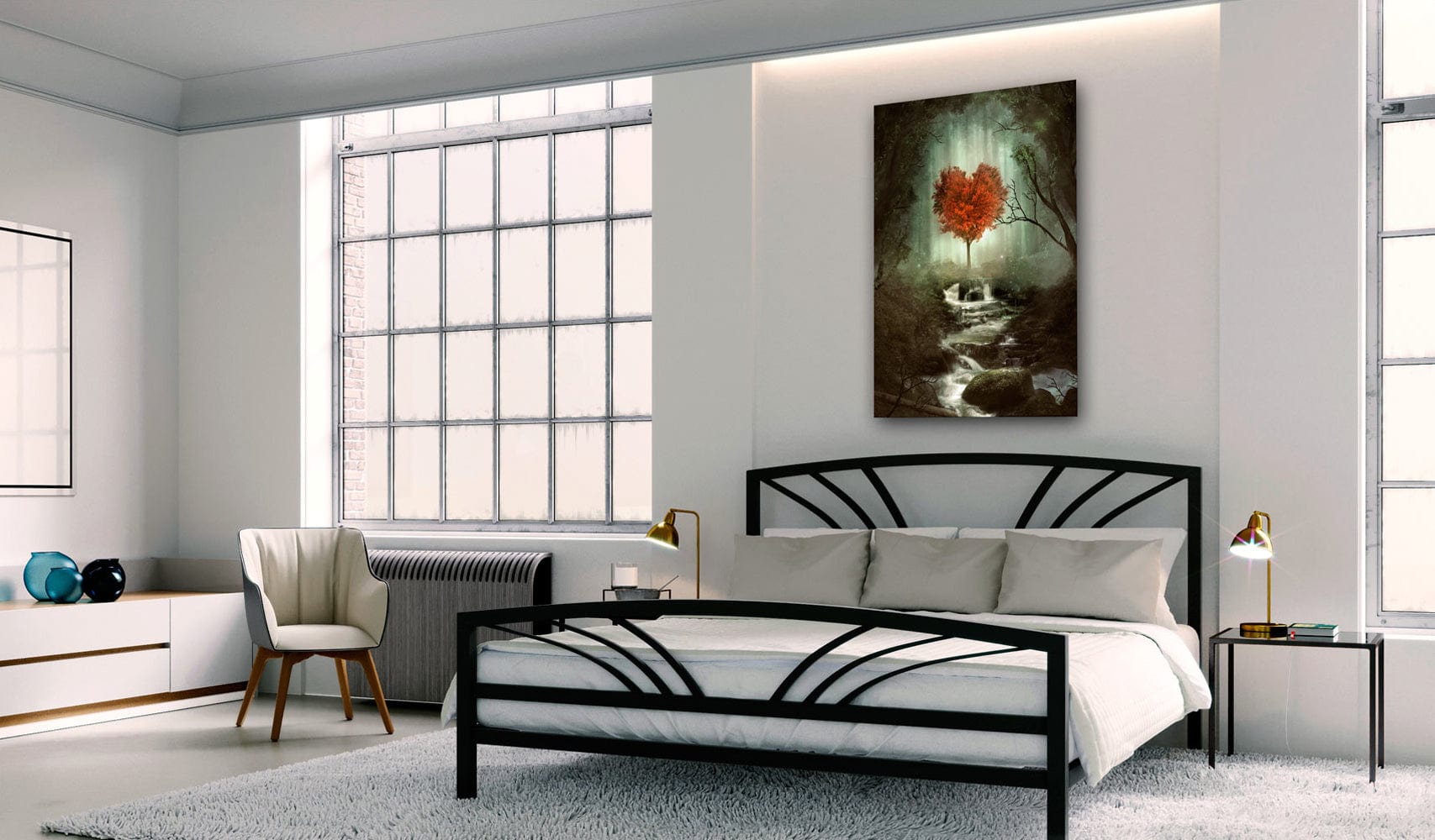 Glezna ar meža motīvu - Mīlestības aka Home Trends