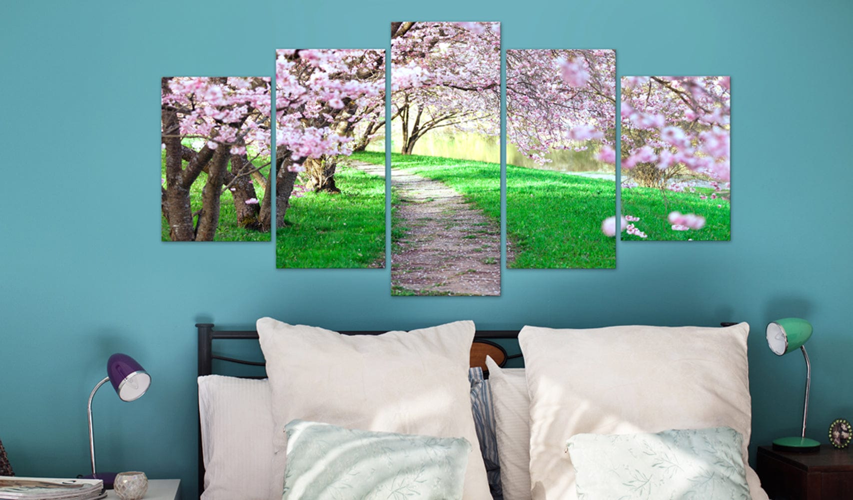 Glezna ar meža motīvu - Mīlētāja ezers Home Trends