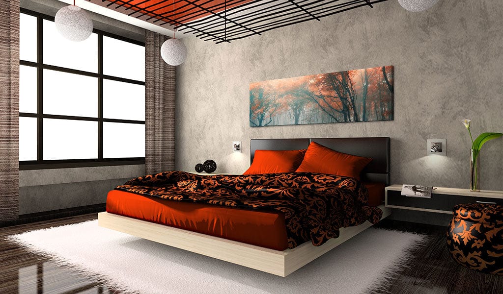 Glezna ar meža motīvu - Rudens migla Home Trends