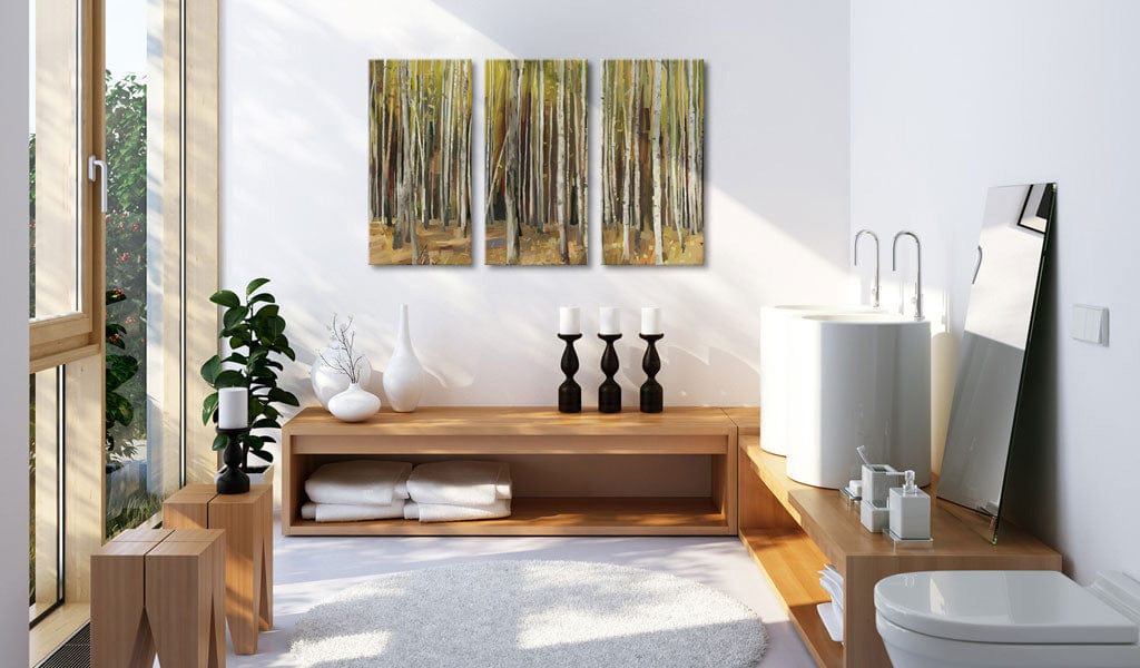 Glezna ar meža motīvu - Šervudas meža noslēpums - triptihs Home Trends