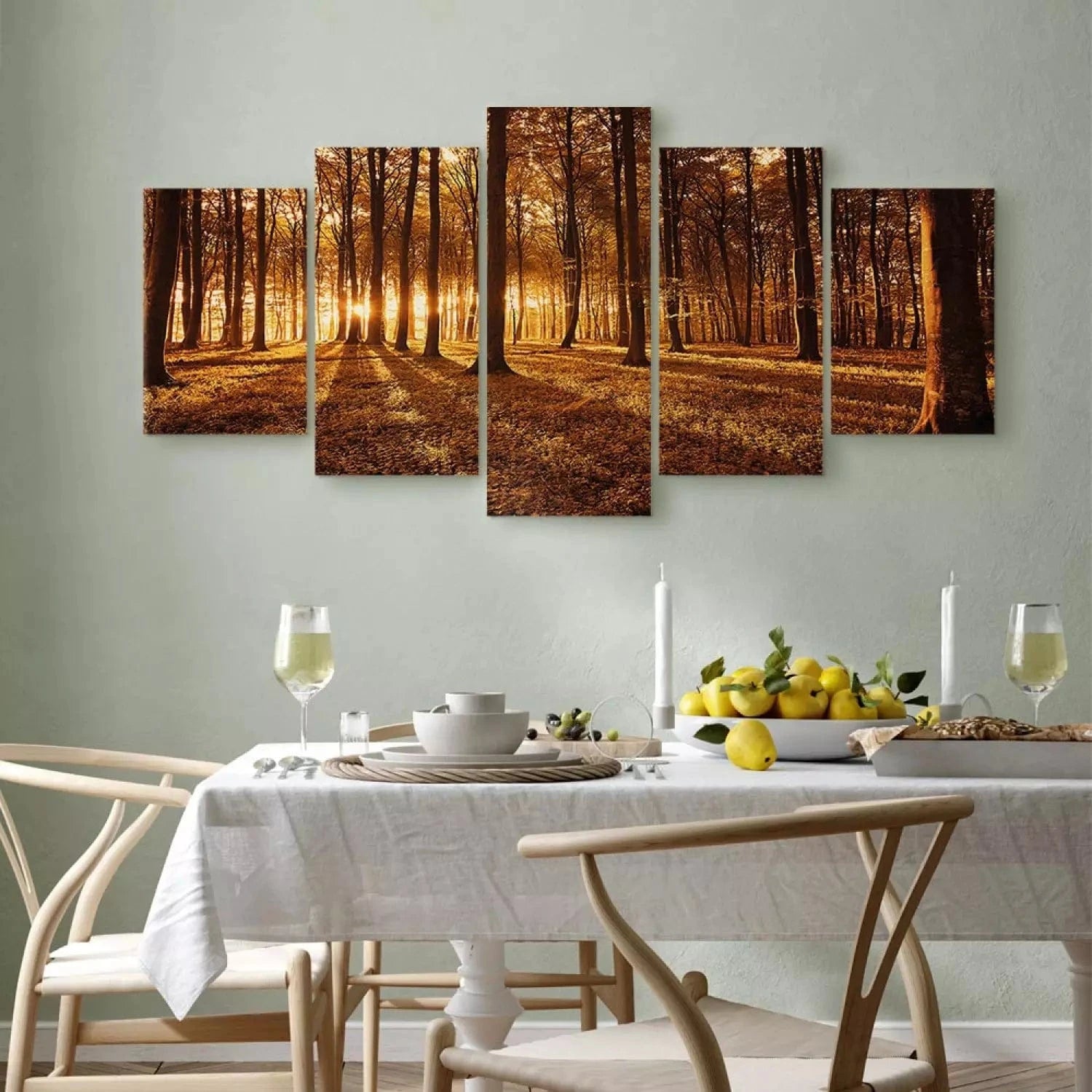 Kanva ar meža skatu - Dzintara mežs, 50051 Home Trends