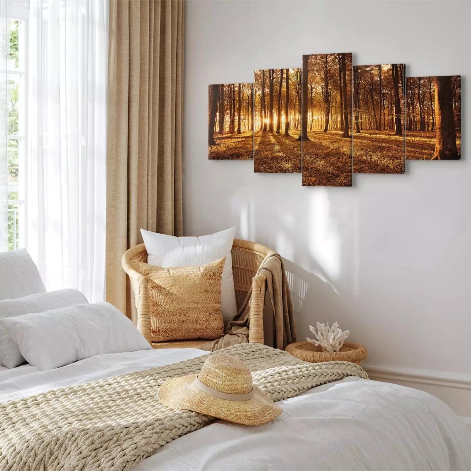 Kanva ar meža skatu - Dzintara mežs, 50051 Home Trends