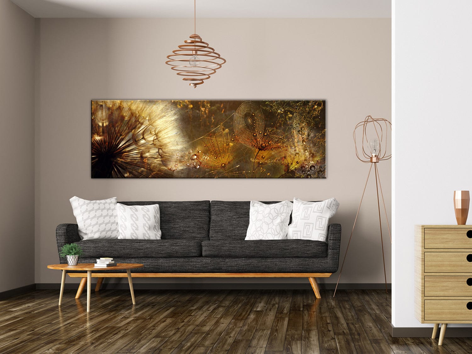 Glezna ar pienenēm - Dzintara rīts Home Trends