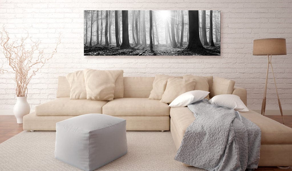 Glezna ar skaistu dabu - Melnbalts mežs Home Trends
