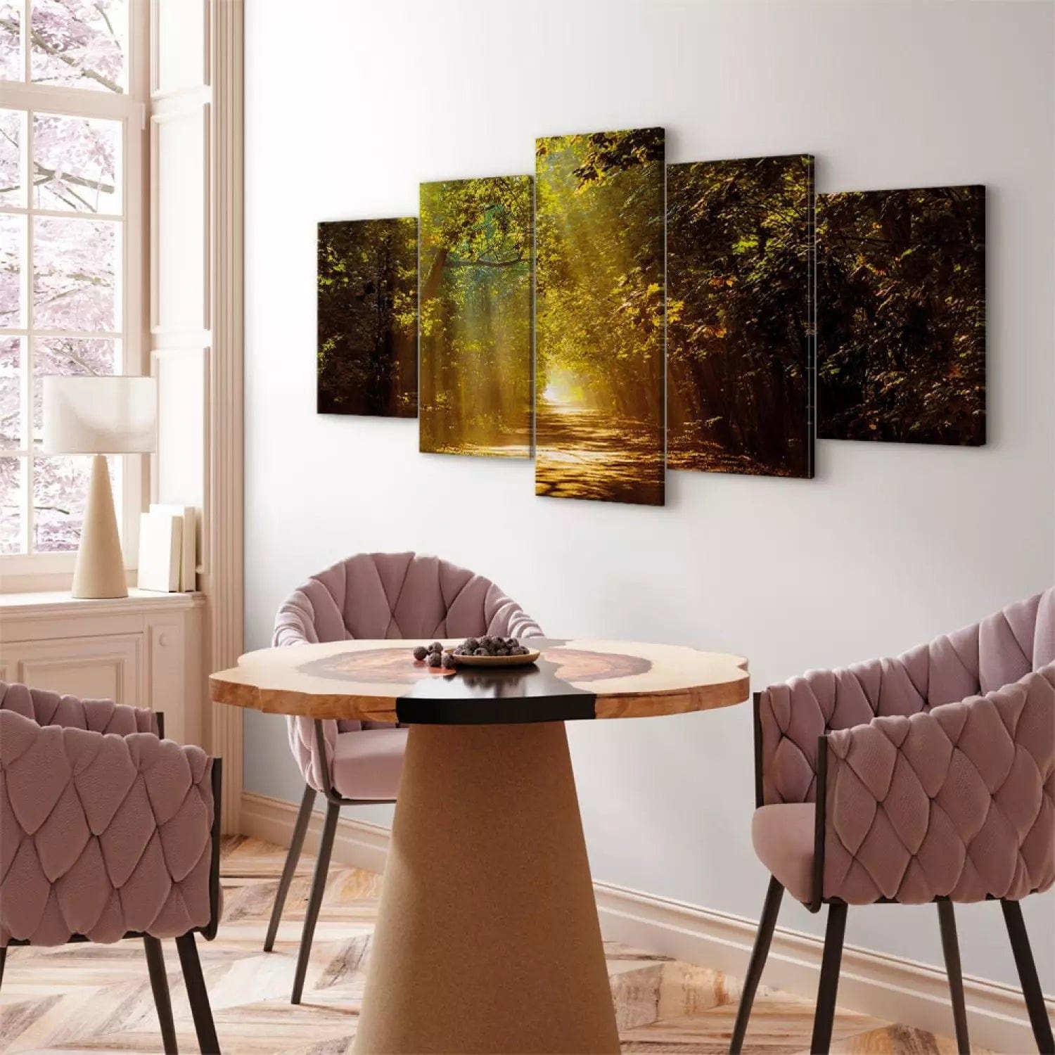 Kanva ar skaistu dabu - Mežs saules gaismā, 62442 Home Trends