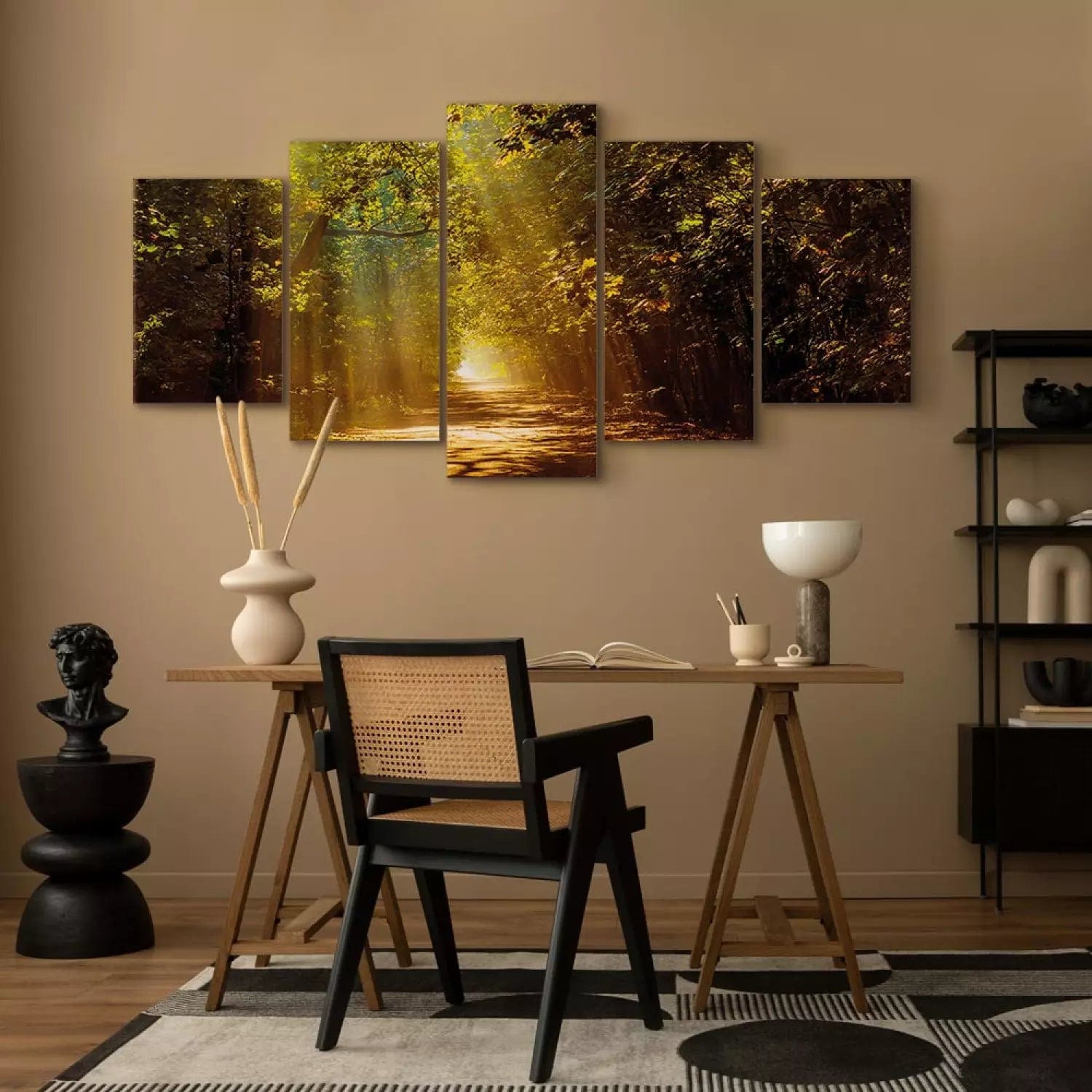 Kanva ar skaistu dabu - Mežs saules gaismā, 62442 Home Trends