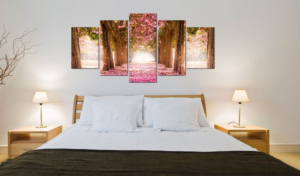 Glezna ar skaistu dabu - Rozā aleja Home Trends