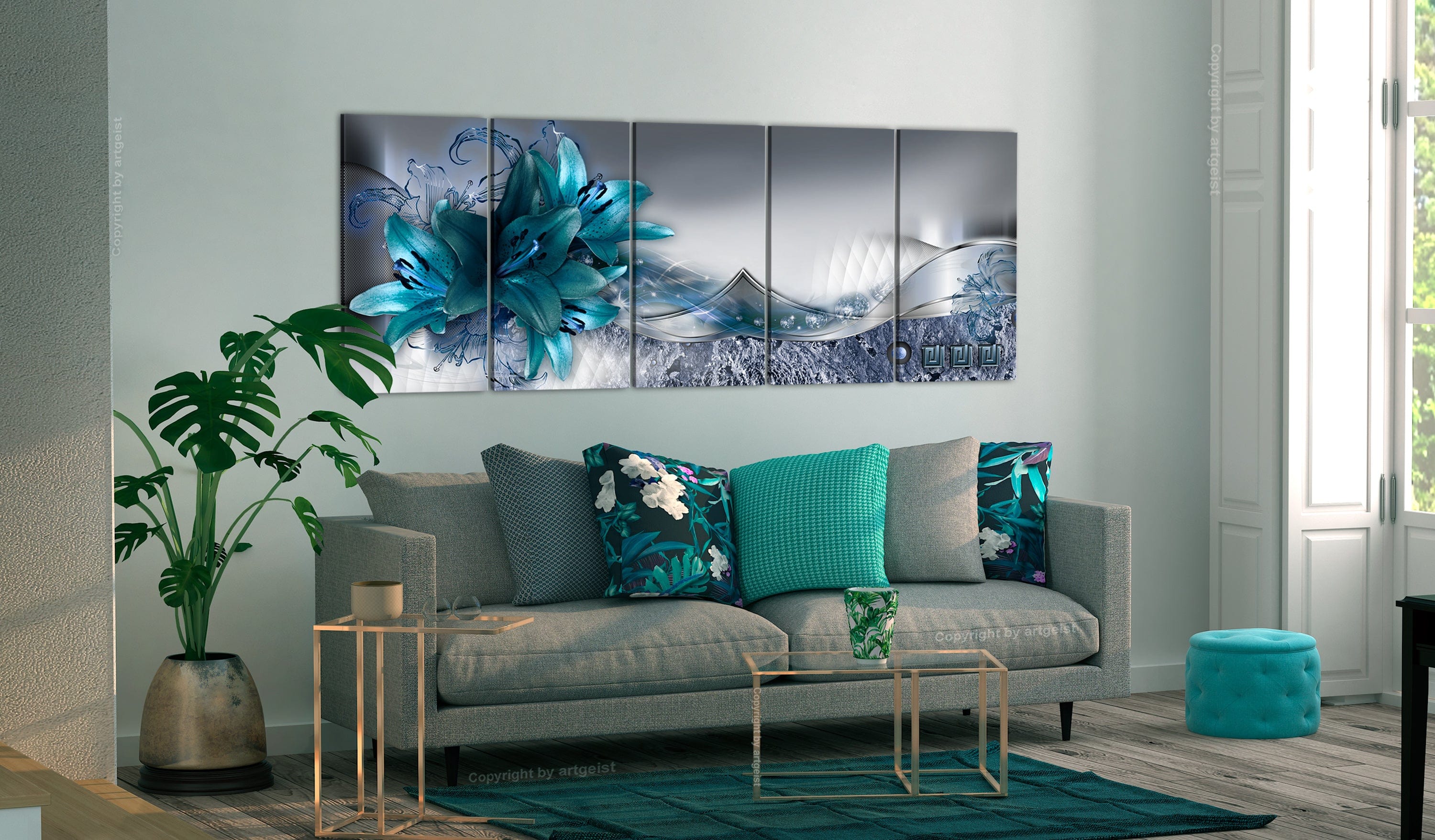Glezna - Arktikas lilijas Home Trends