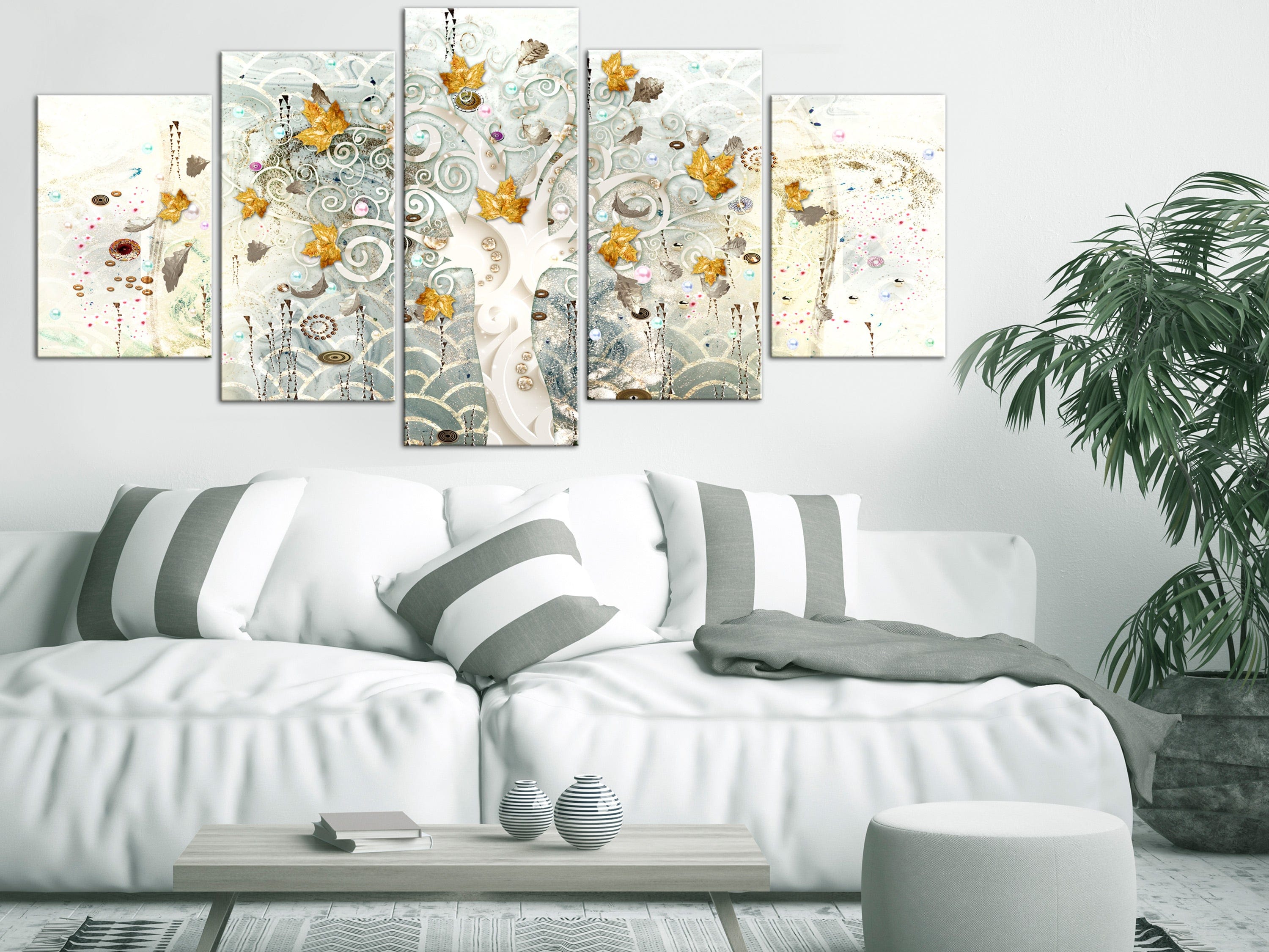 Glezna - Autumn Leaves (5 Parts) Wide Home Trends