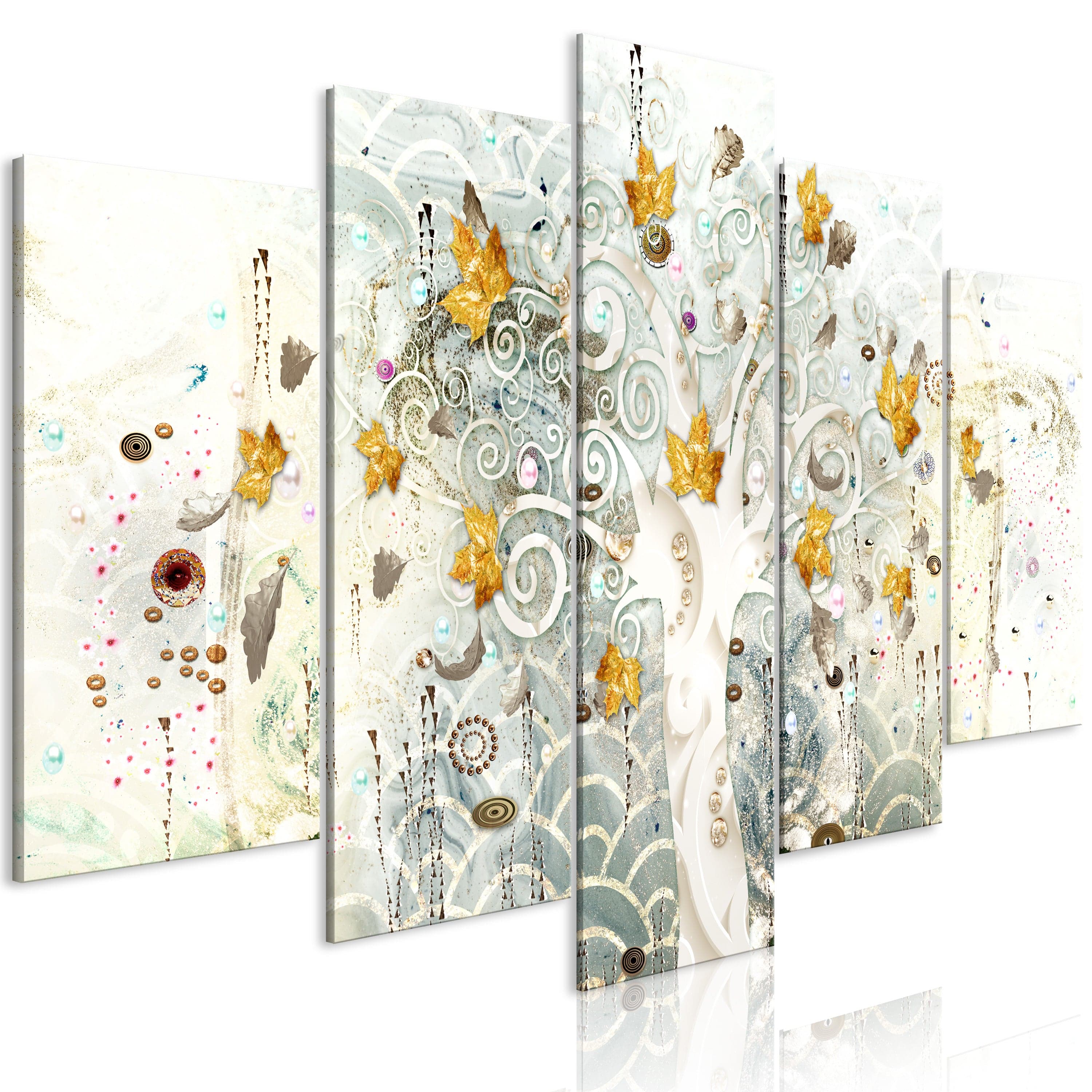 Glezna - Autumn Leaves (5 Parts) Wide Home Trends