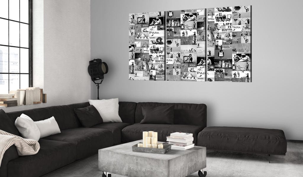 Glezna - Banksy_ Graffiti Collage III Home Trends