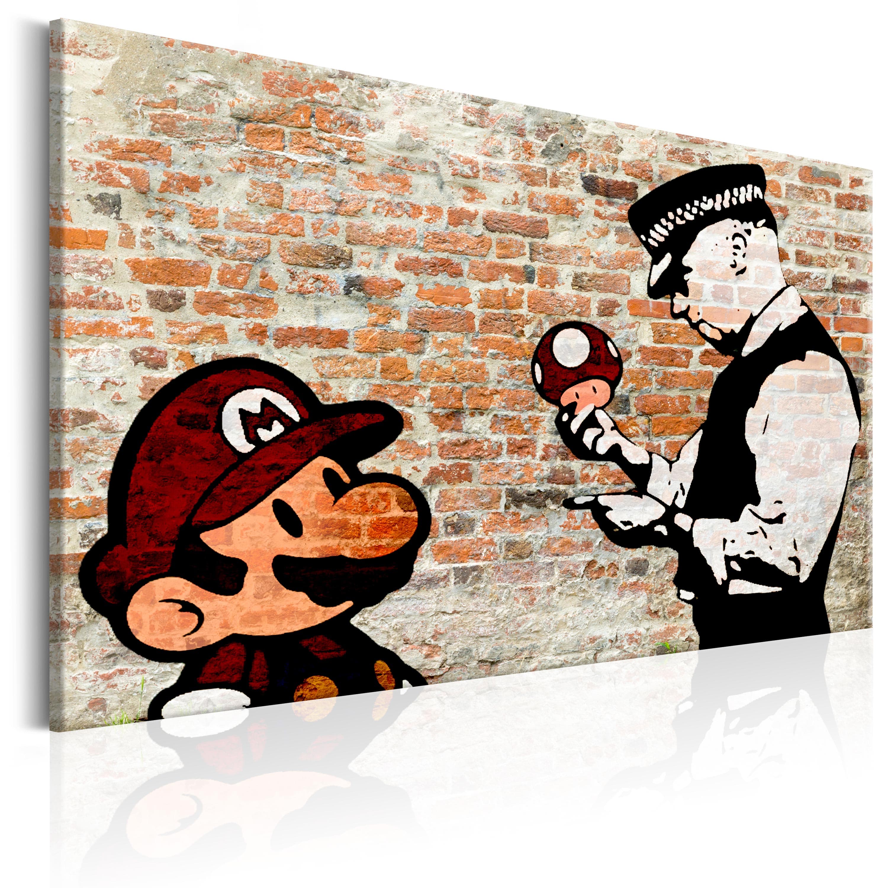 Glezna - Banksy_ Police Caution Home Trends