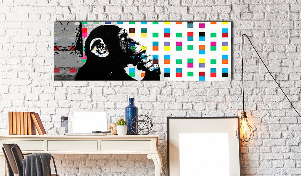 Glezna - Banksy_ The Thinker Monkey Home Trends
