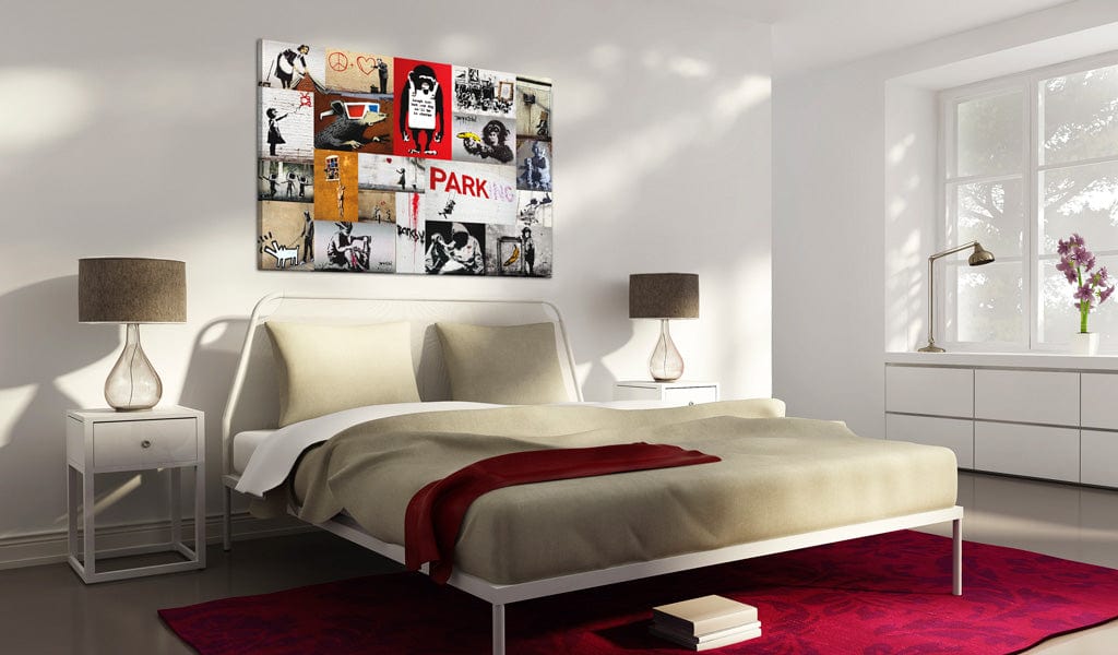 Glezna - Banksy - collage Home Trends