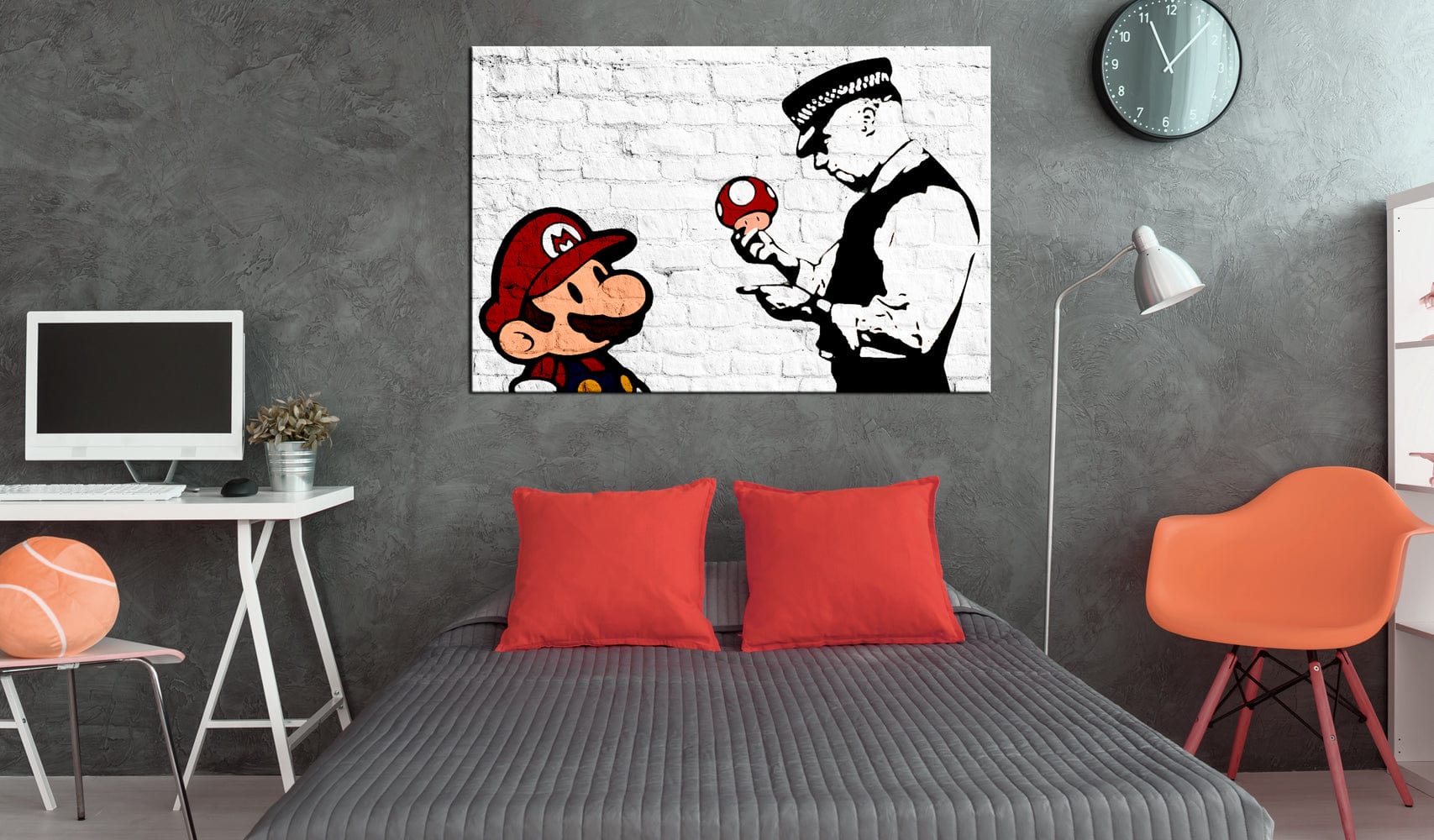 Glezna - Banksy on Brick Home Trends