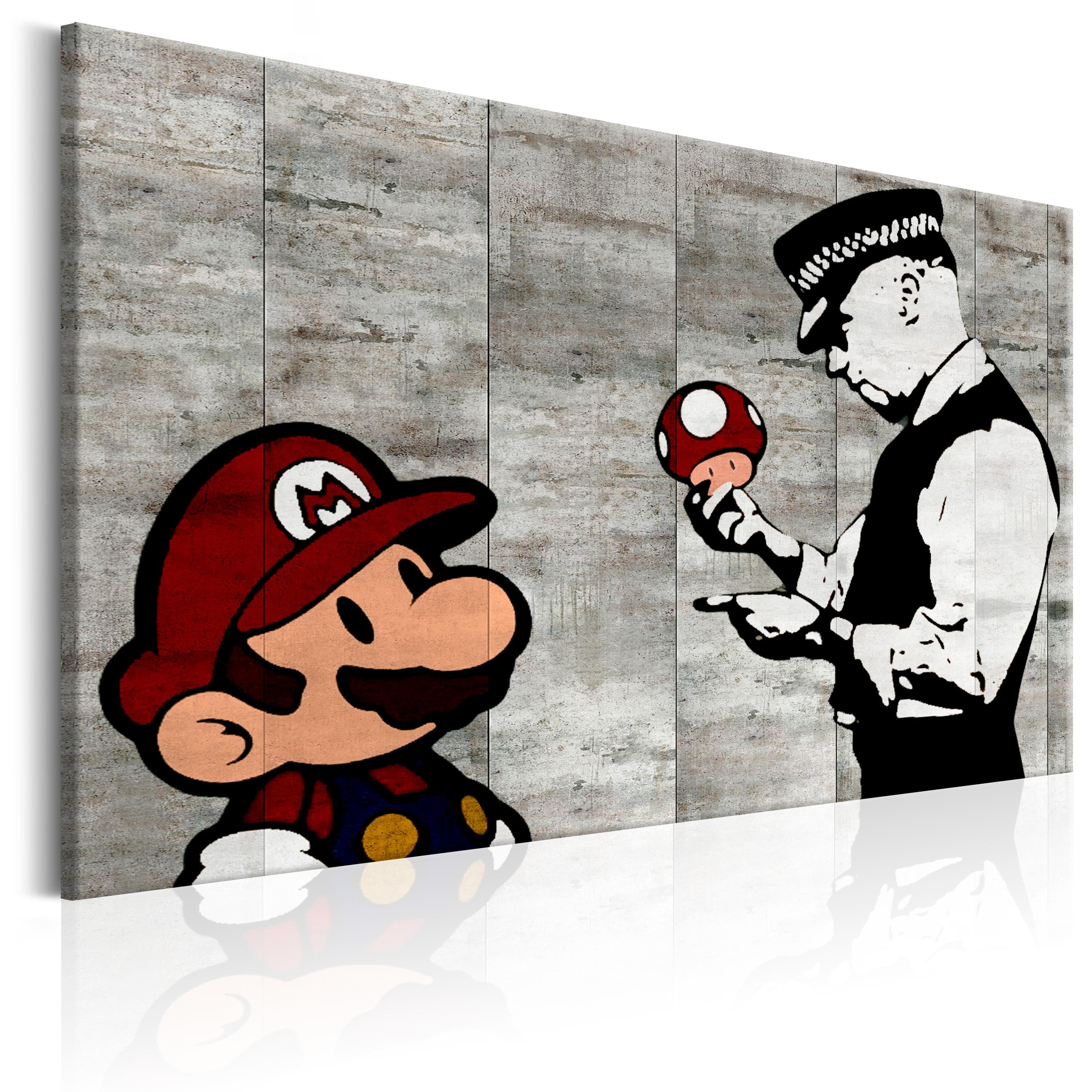 Glezna - Banksy on Concrete Home Trends