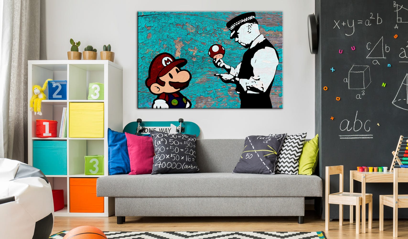 Glezna - Banksy on Wood Home Trends