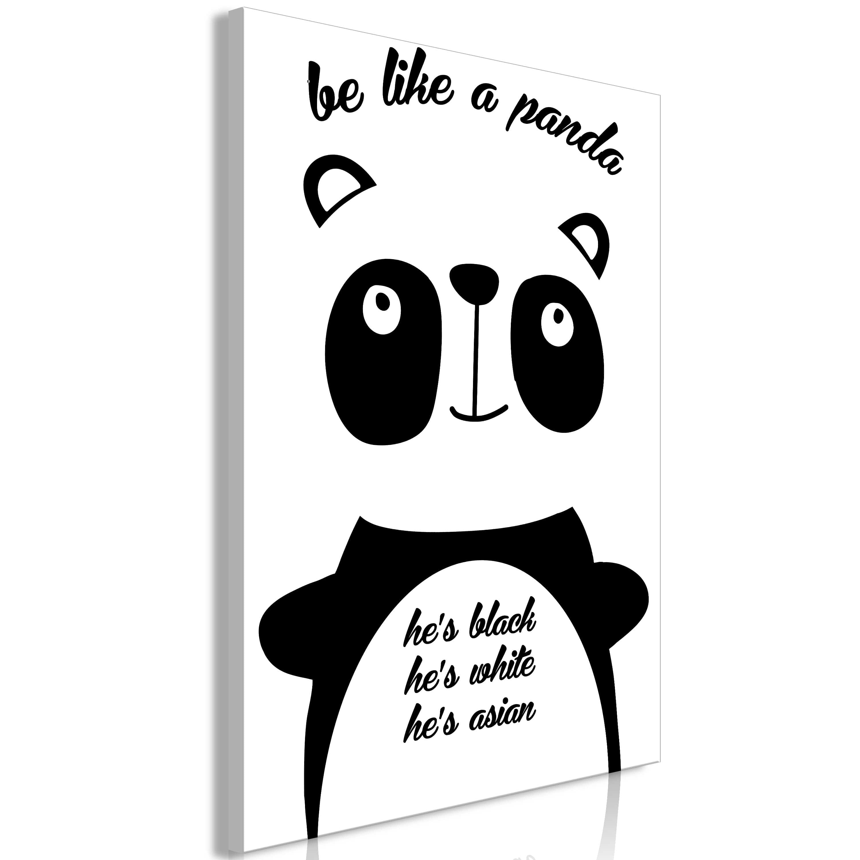 Glezna - Be Like a Panda (1 Part) Vertical Home Trends