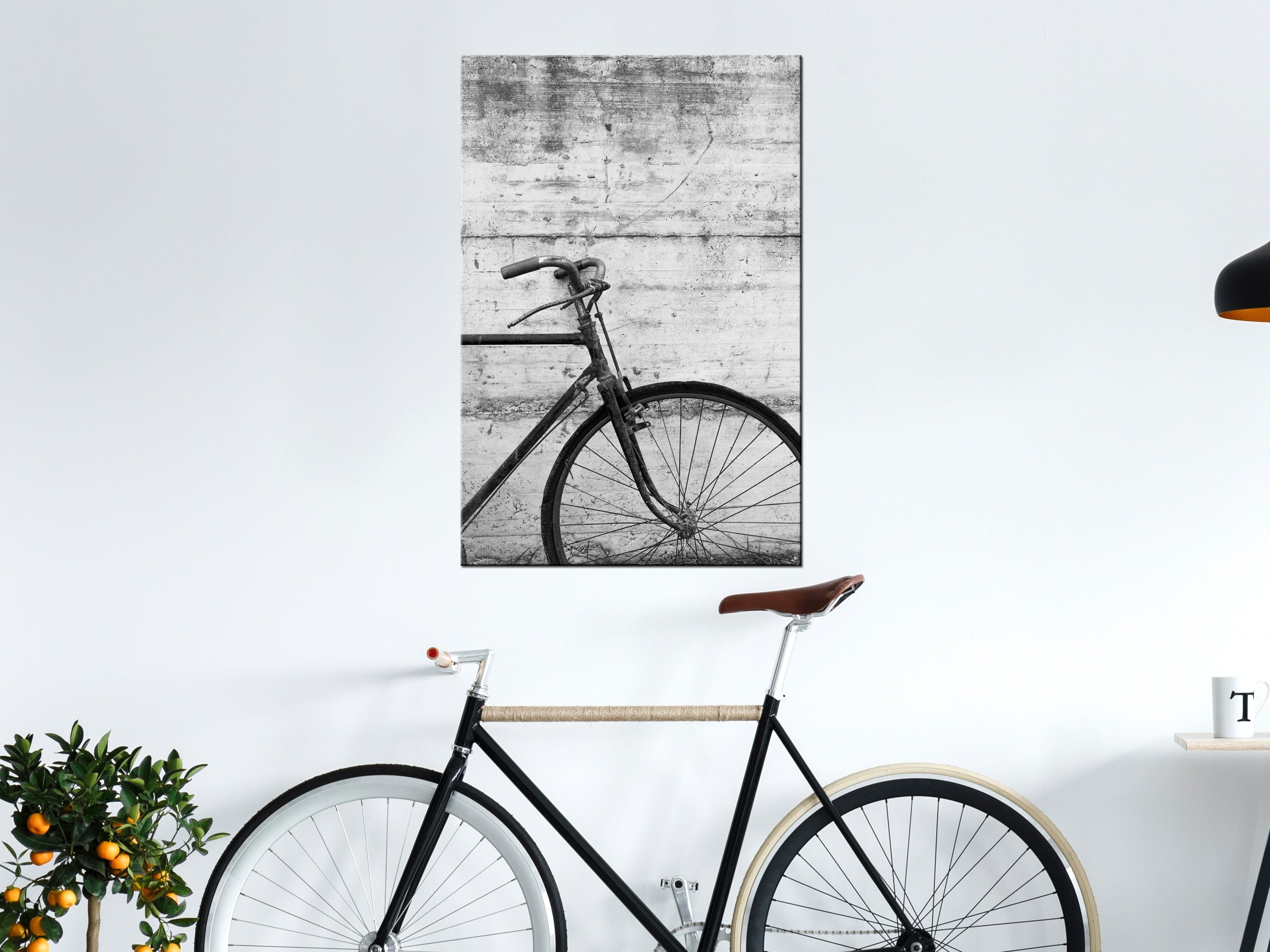 Glezna - Bicycle And Concrete (1 Part) Vertical Home Trends