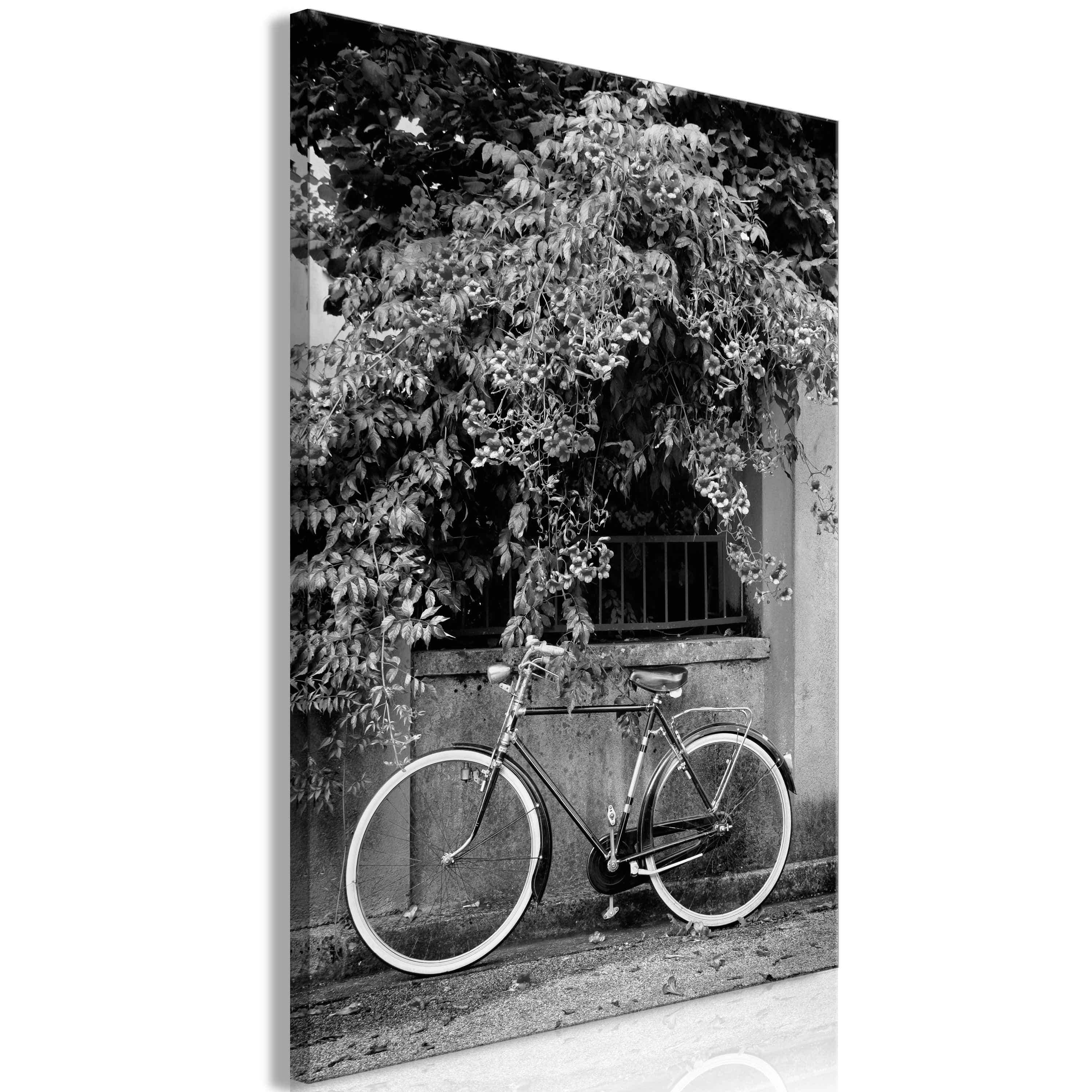 Glezna - Bicycle and Flowers (1 Part) Vertical Home Trends
