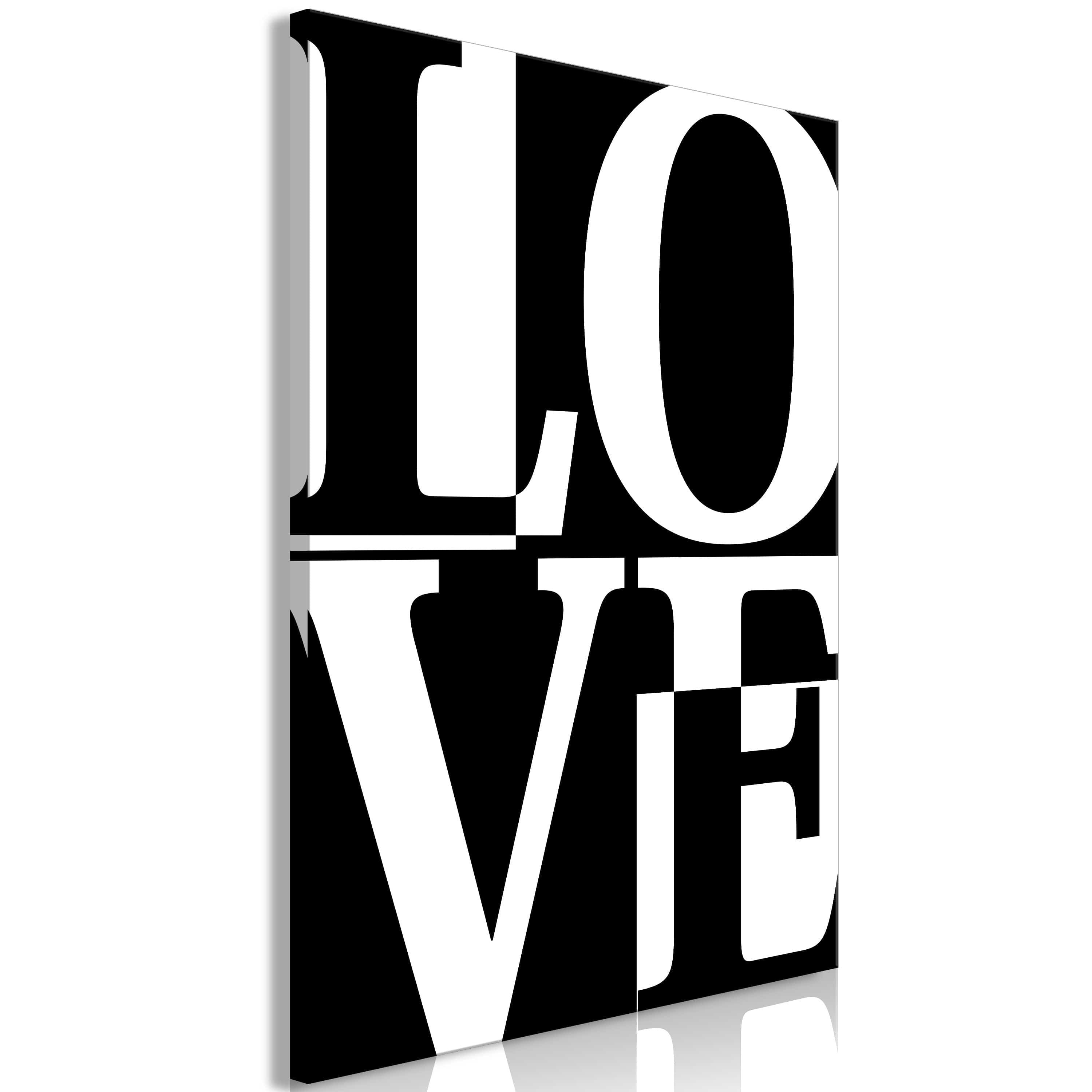Glezna - Black and White Love (1 Part) Vertical Home Trends