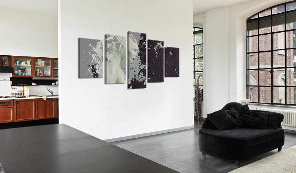 Glezna - Black or white? - 5 pieces Home Trends