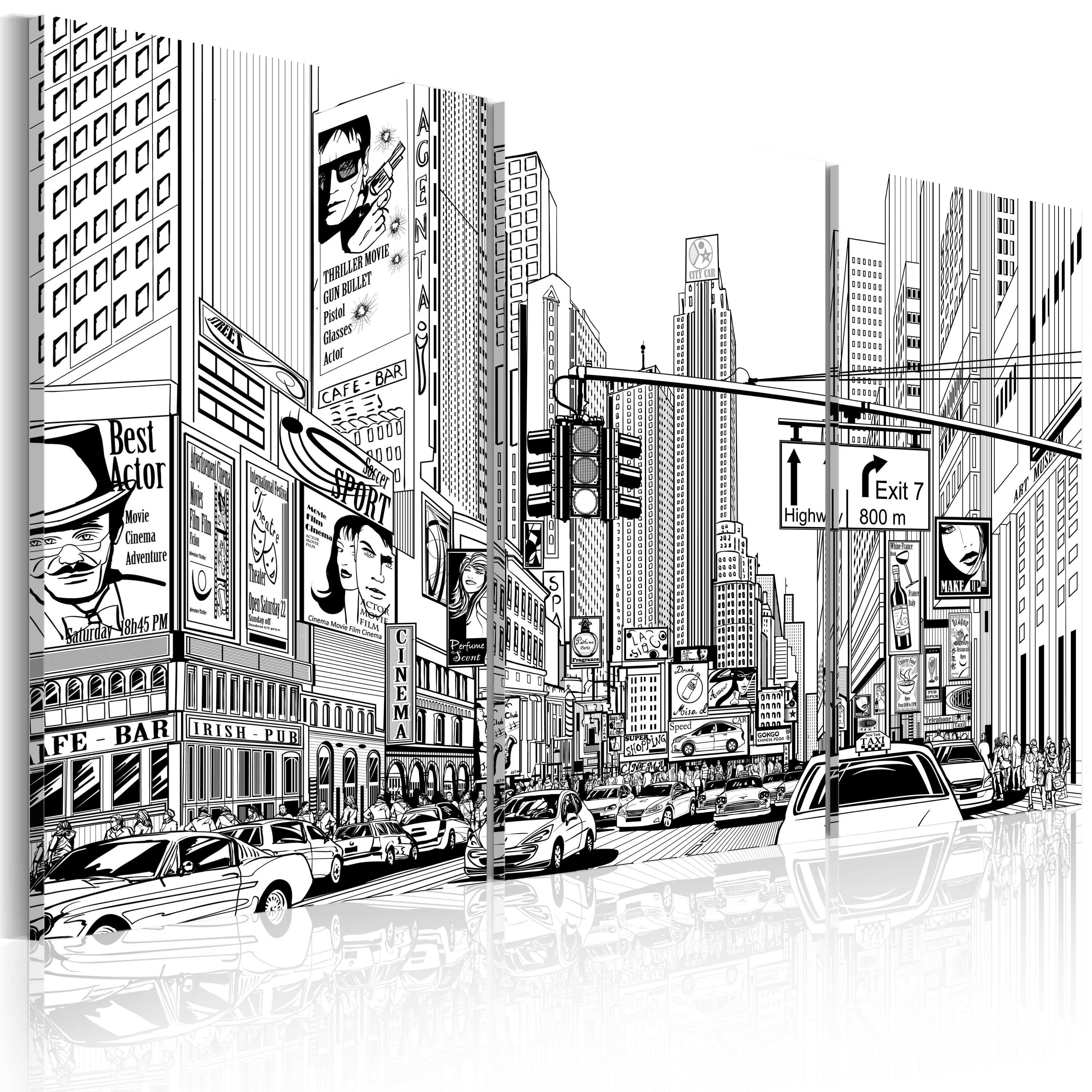 Glezna - Black & white comic style Home Trends