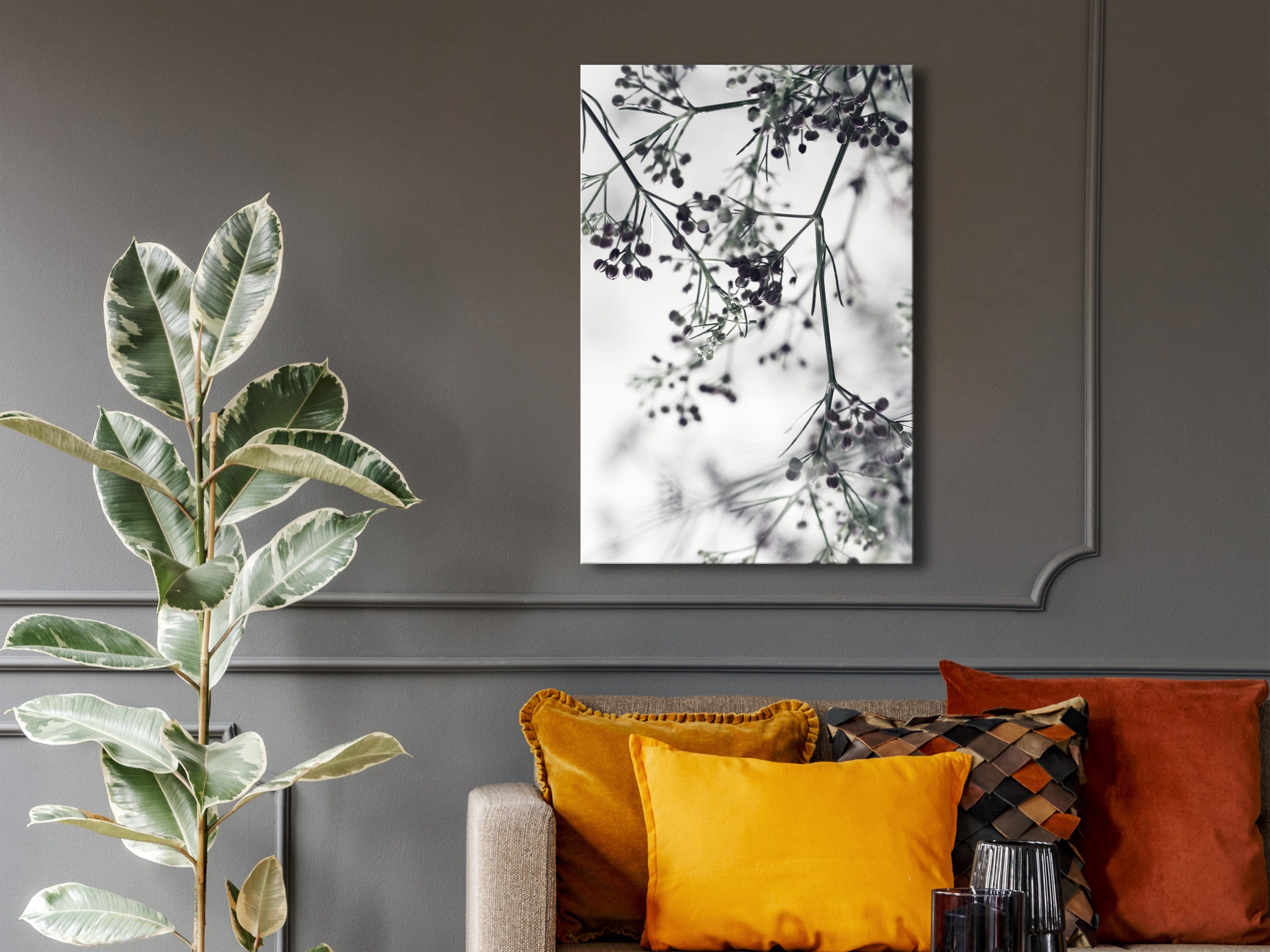 Glezna - Blooming Twigs (1 Part) Vertical Home Trends