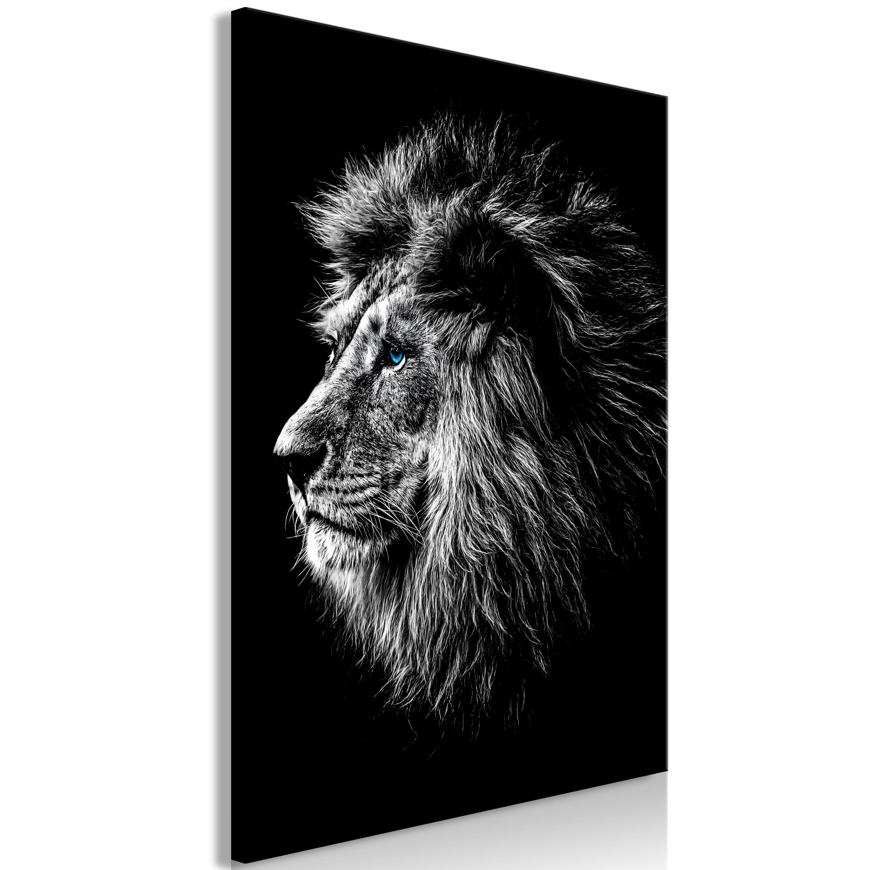 Glezna - Blue-eyed Lion (1 Part) Vertical Home Trends