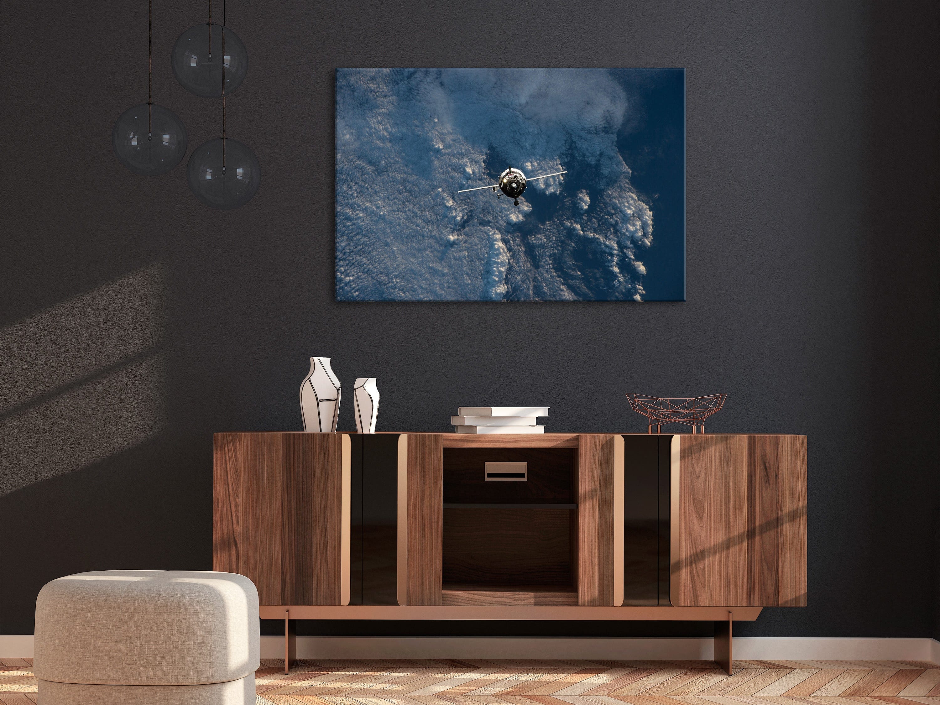 Glezna - Blue Planet (1 Part) Vertical Home Trends