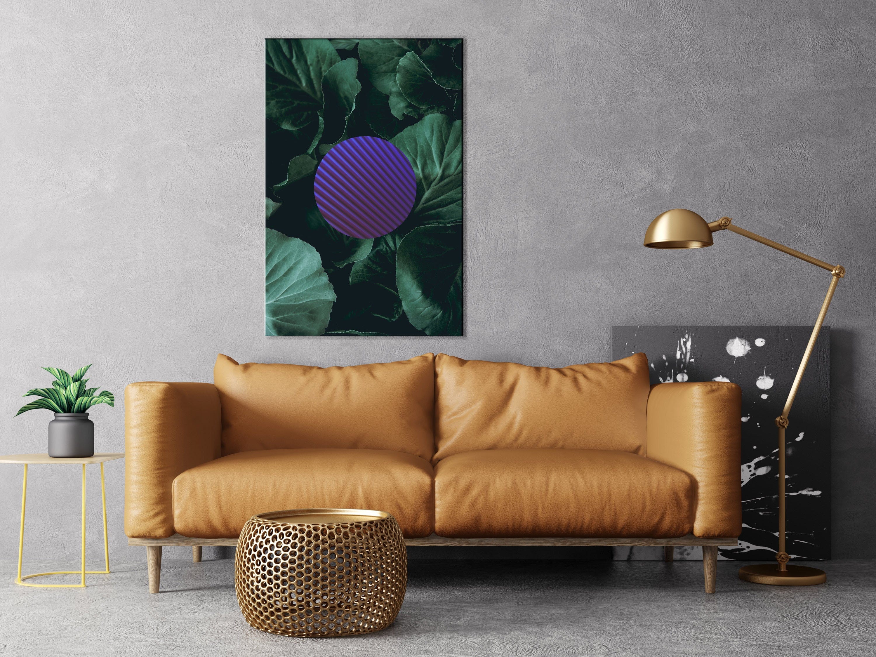 Glezna - Botāniska abstrakcija (1 daļa) Vertikāla Home Trends