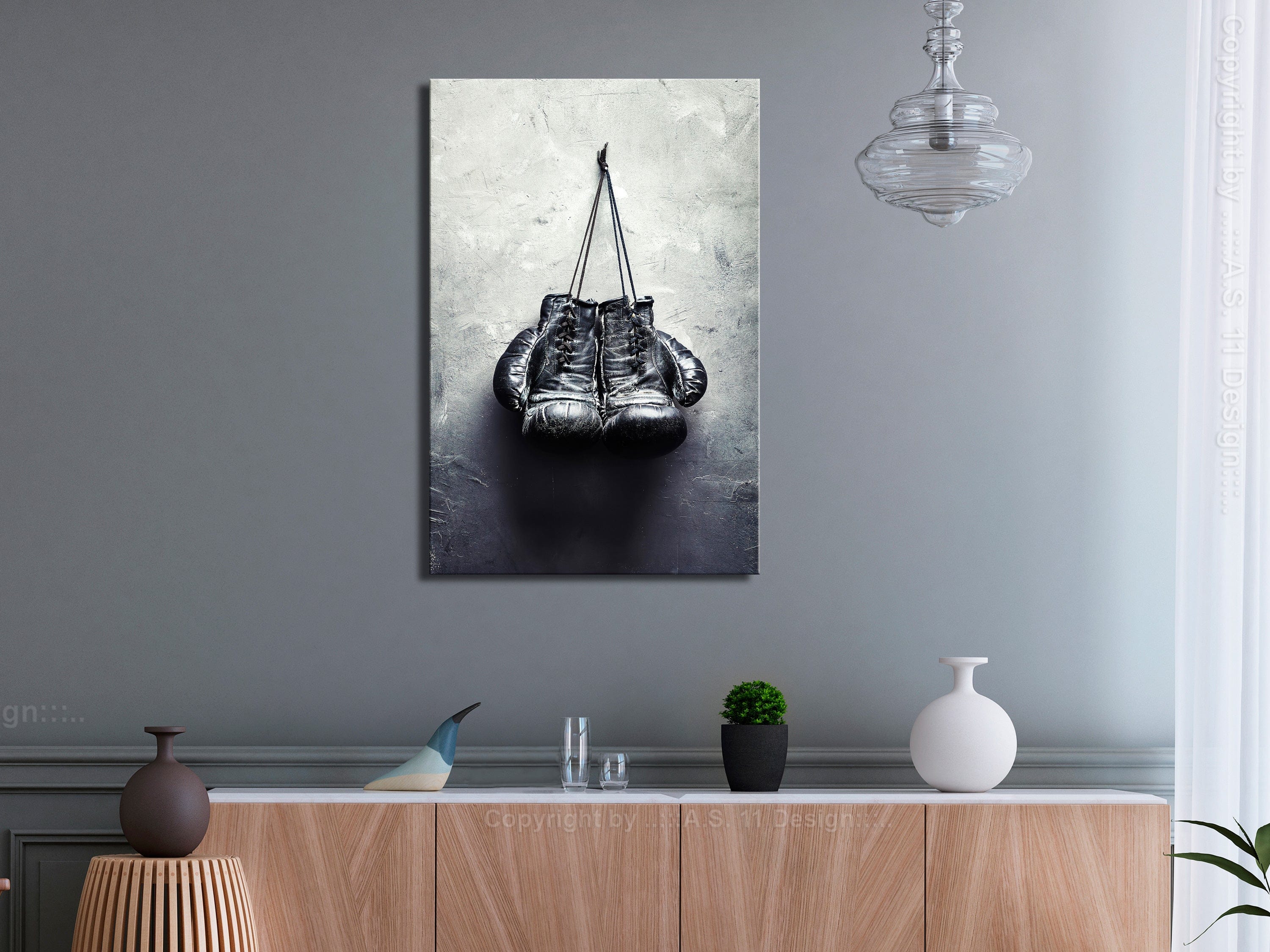 Glezna - Boxing Gloves (1 Part) Vertical Home Trends